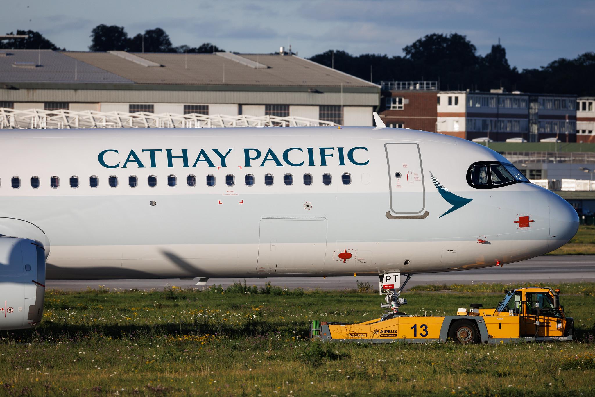Hamburg Finkenwerder: Cathay Pacific (CX / CPA) | Airbus A321-251NX A21N | D-AZWD | B-HPT | MSN 12072