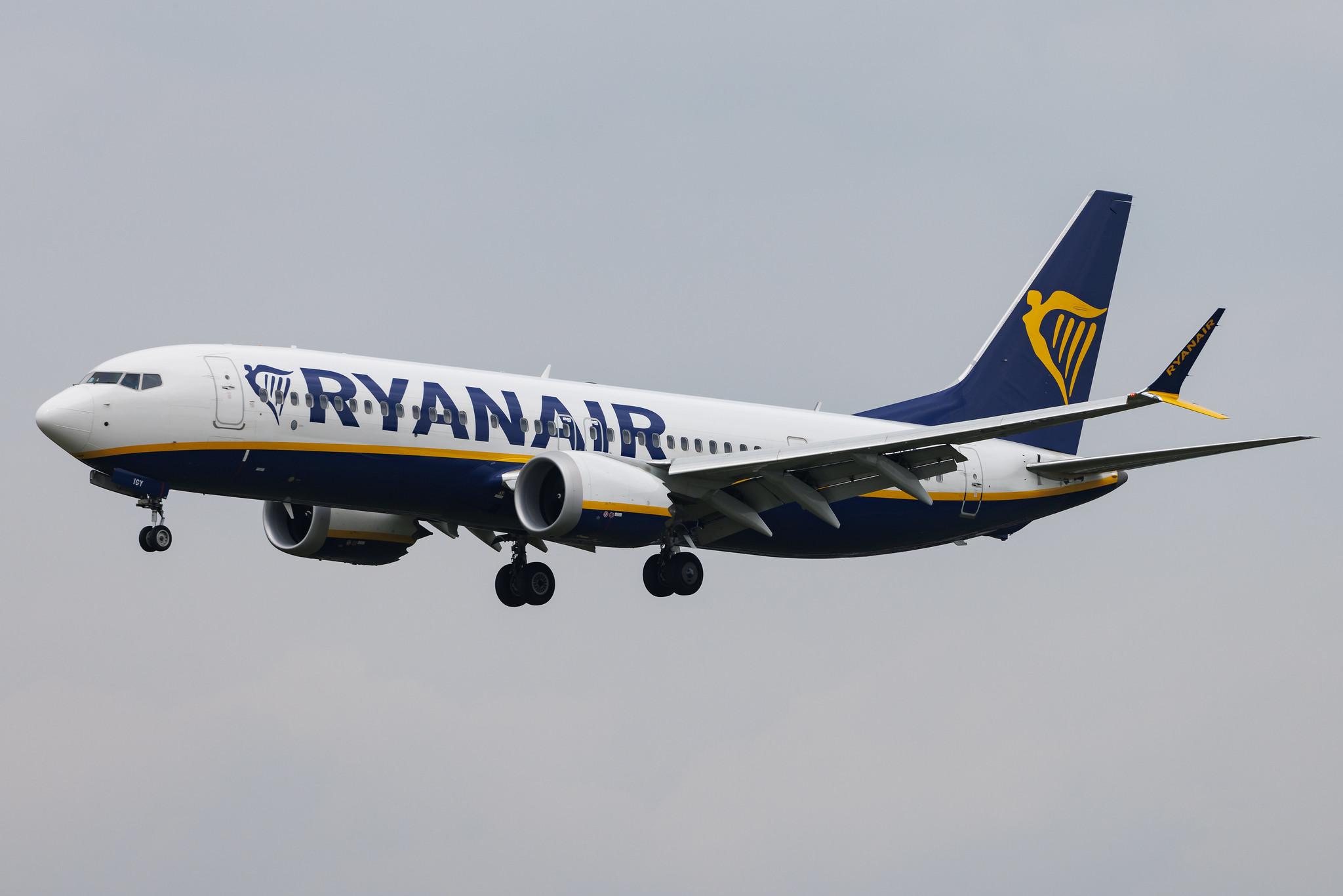 Hamburg Airport: Ryanair (FR / RYR) | Boeing 737 MAX 8-200 B38M | EI-IGY | MSN 67078