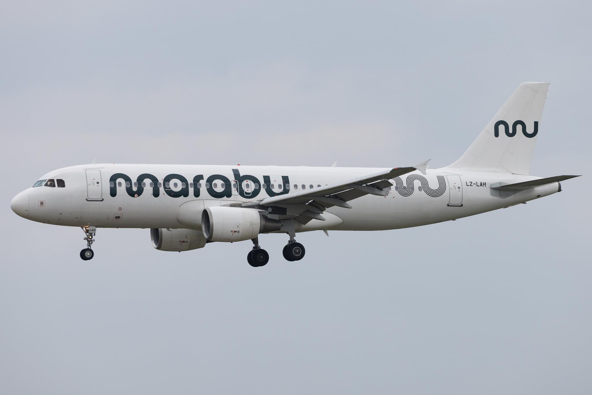 Hamburg Airport: Marabu (DI / MBU) | Operator: European Air Charter | Airbus A320-214 A320 | LZ-LAH | MSN 02540