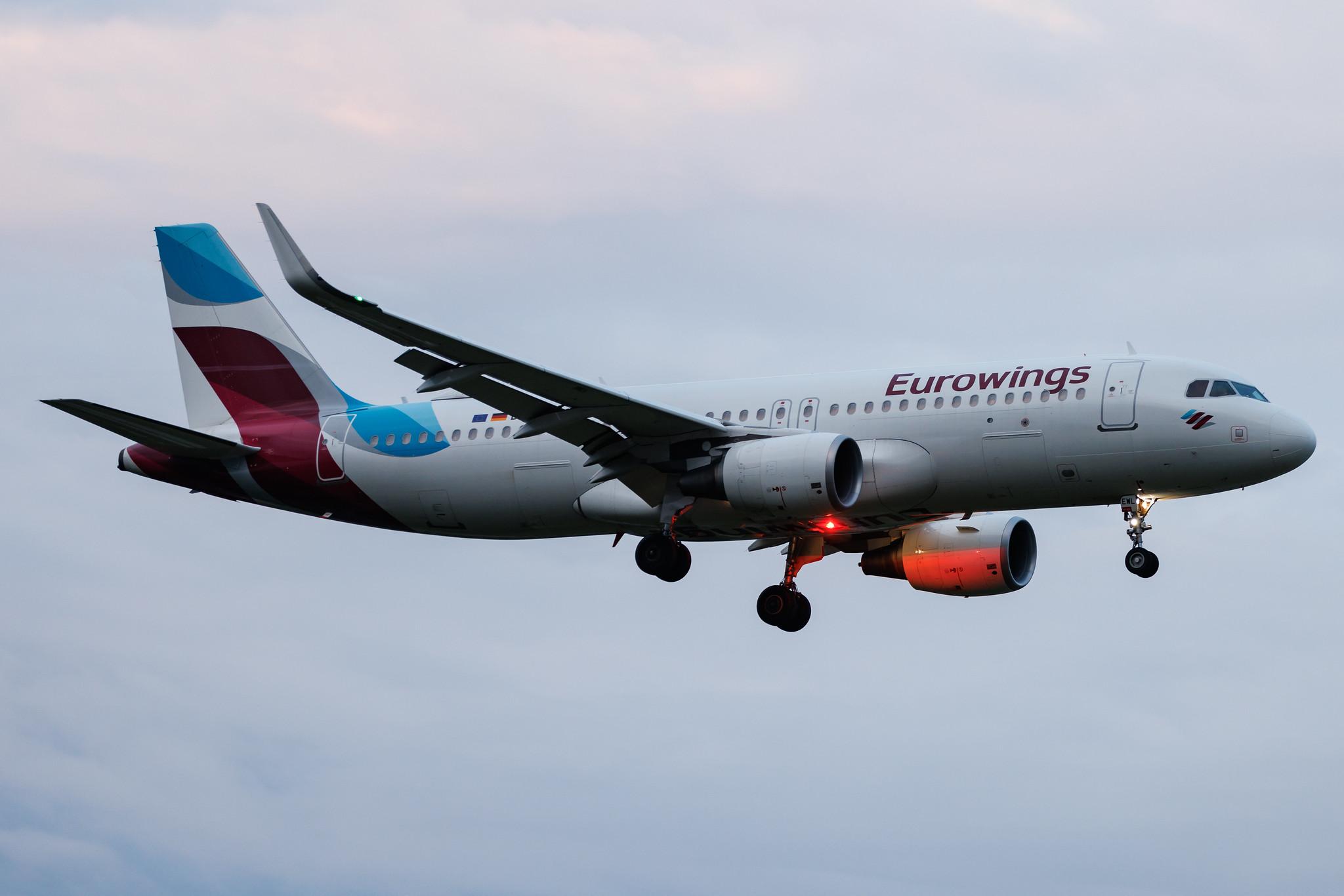 Hamburg Airport: Eurowings (EW / EWG) | Airbus A320-214 A320 | D-AEWL | MSN 7263