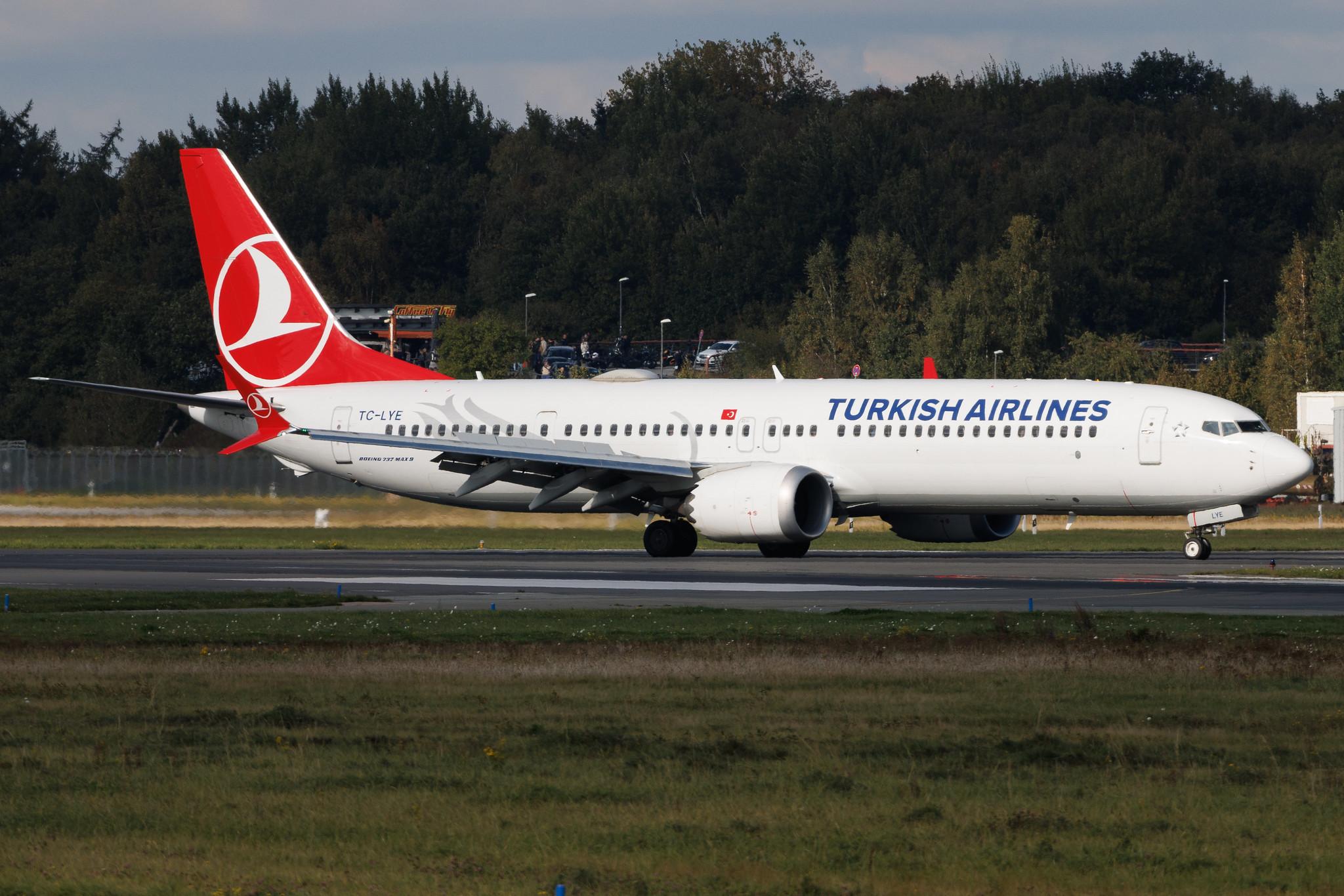 Hamburg Airport: Turkish Airlines (TK / THY) | Boeing 737 MAX 9 B39M | TC-LYE | MSN 60066