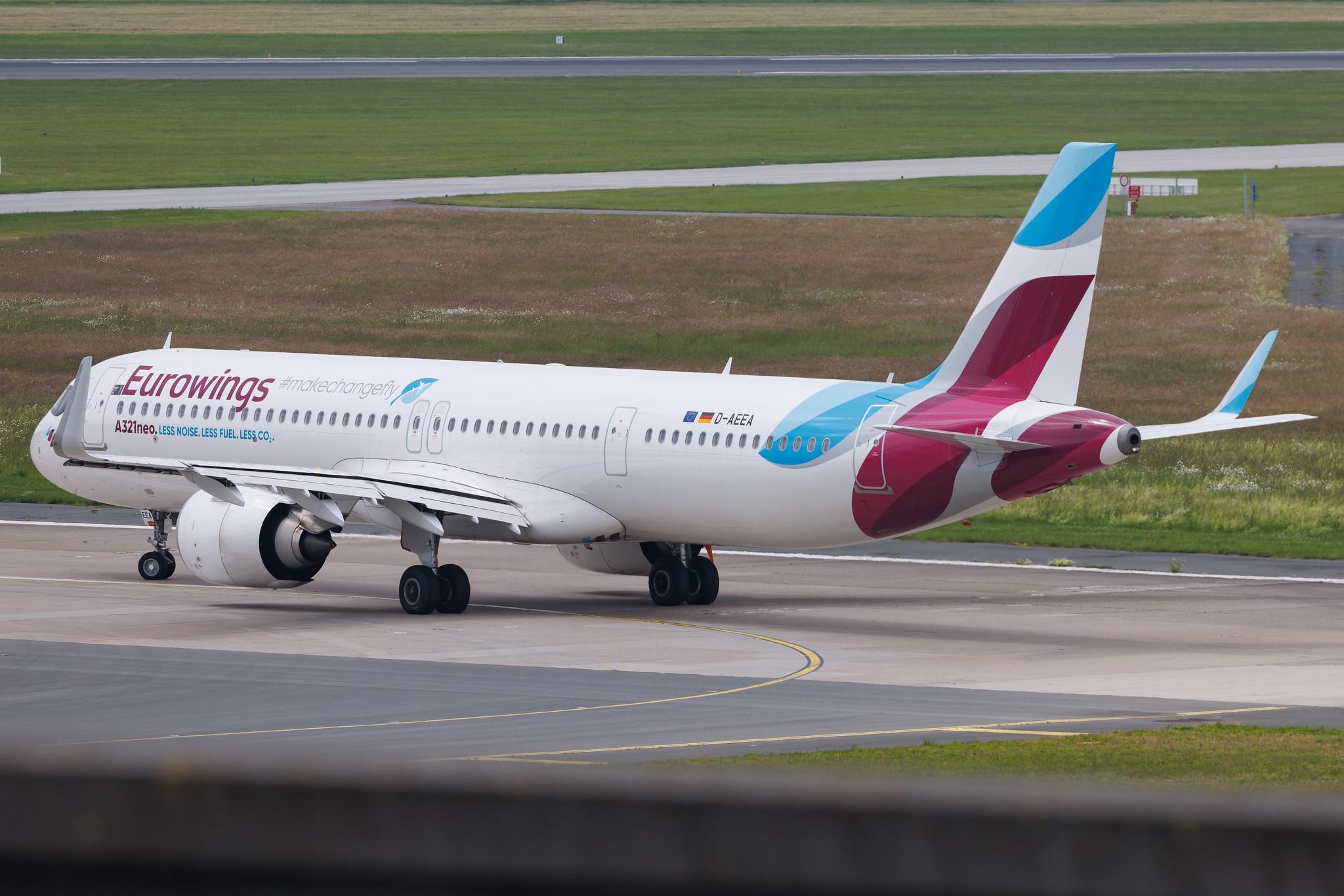Hamburg Airport: Eurowings (EW / EWG) | Airbus A321-251NX A21N | D-AEEA | MSN 11412