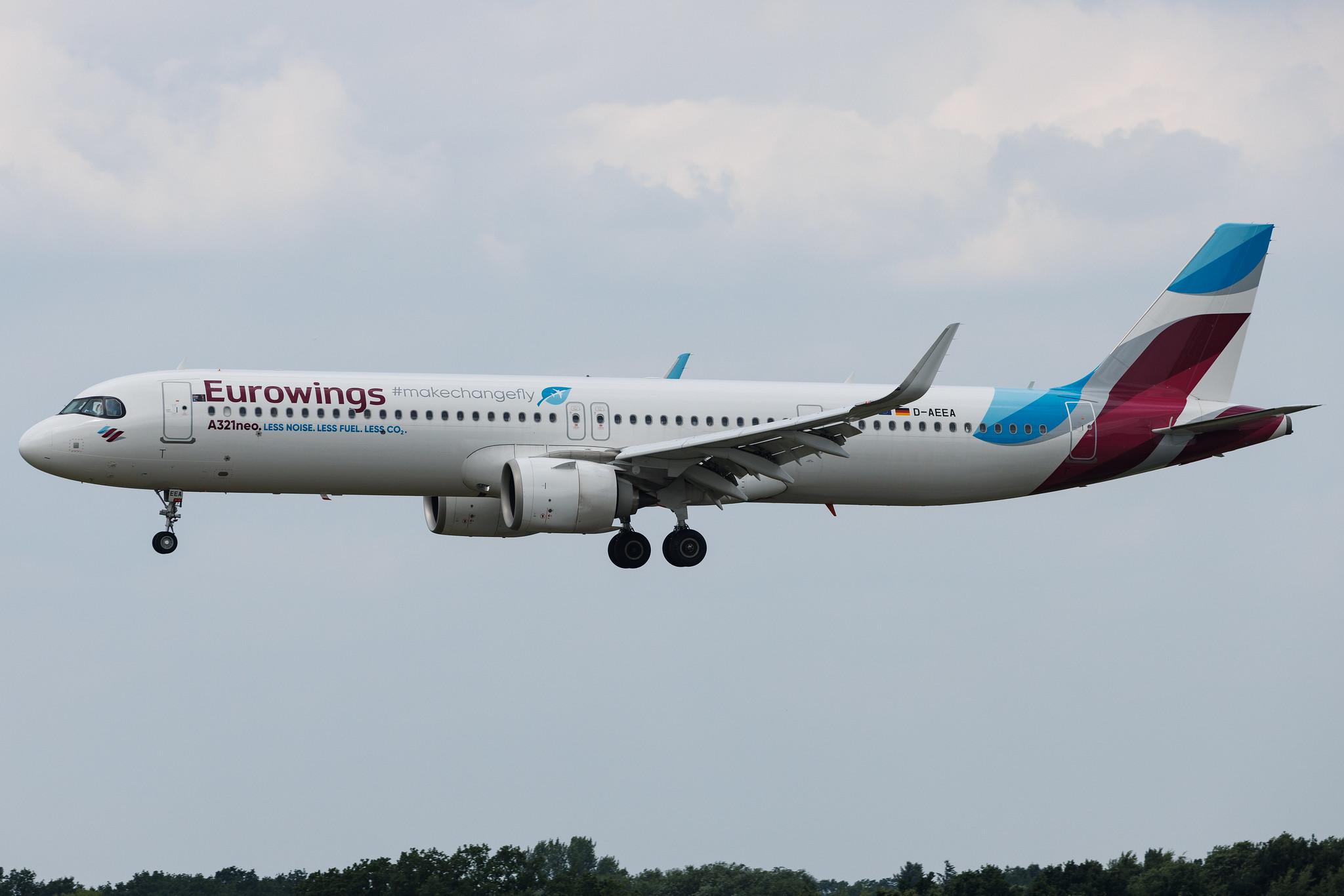 Hamburg Airport: Eurowings (EW / EWG) | Airbus A321-251NX A21N | D-AEEA | MSN 11412