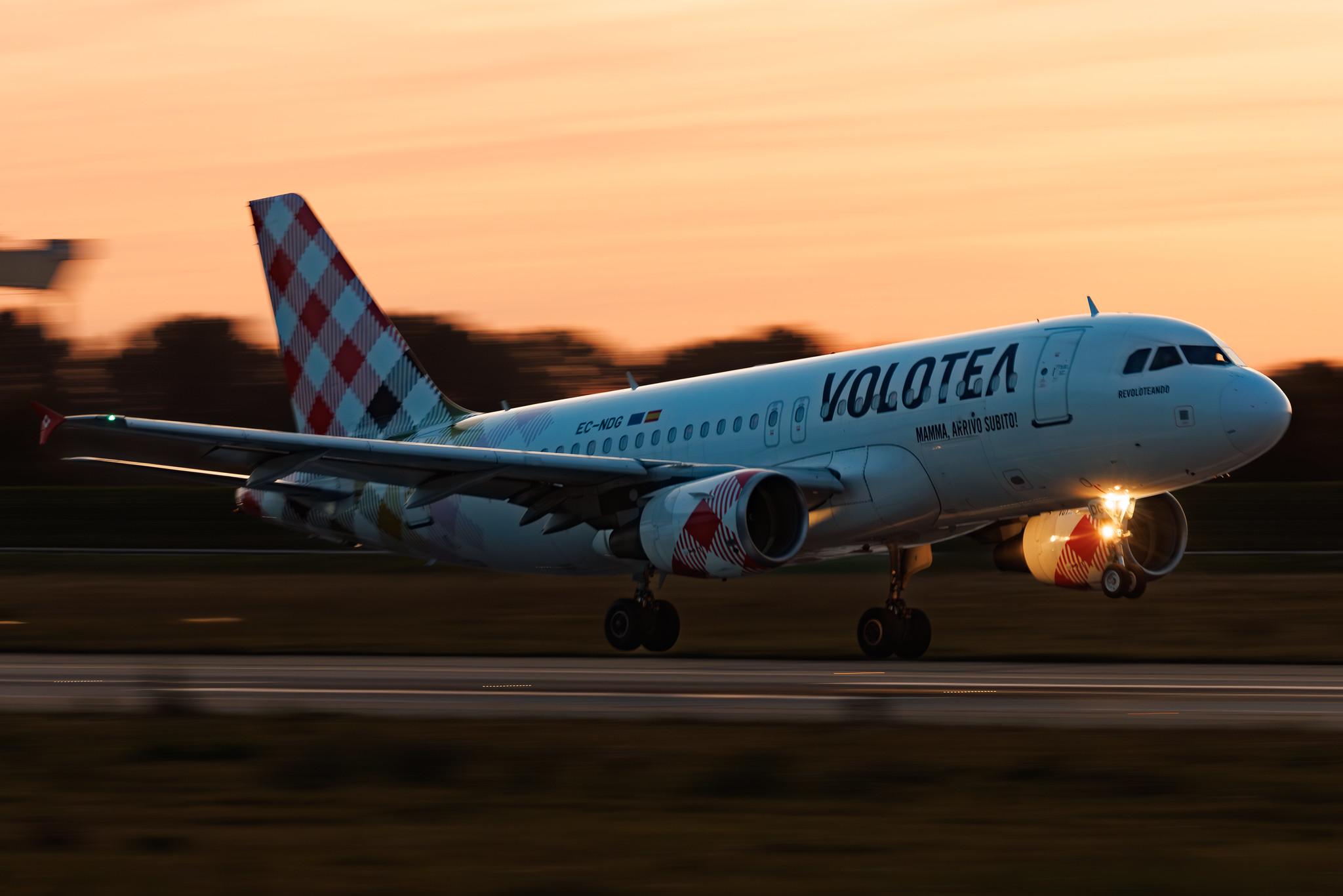 Hamburg Finkenwerder: Volotea (V7 / VOE) | Airbus A319-112 A319 | EC-NDG | MSN 03364