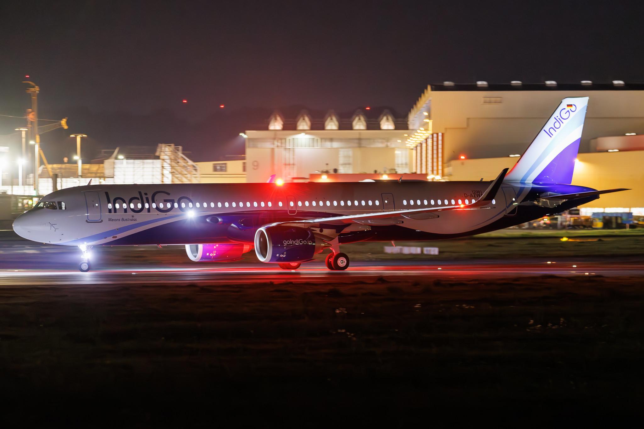 Hamburg Finkenwerder: IndiGo (6E / IGO) | Airbus A321-251NX A21N | D-AZWA | VT- | MSN 12081