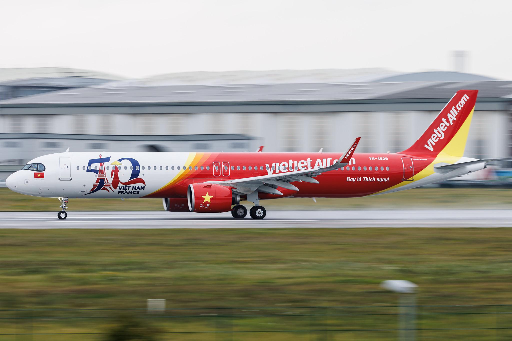 Hamburg Finkenwerder: VietJet Air (VJ / VJC) | Airbus A321-271NX A21N | VN-A539 | MSN 12188
