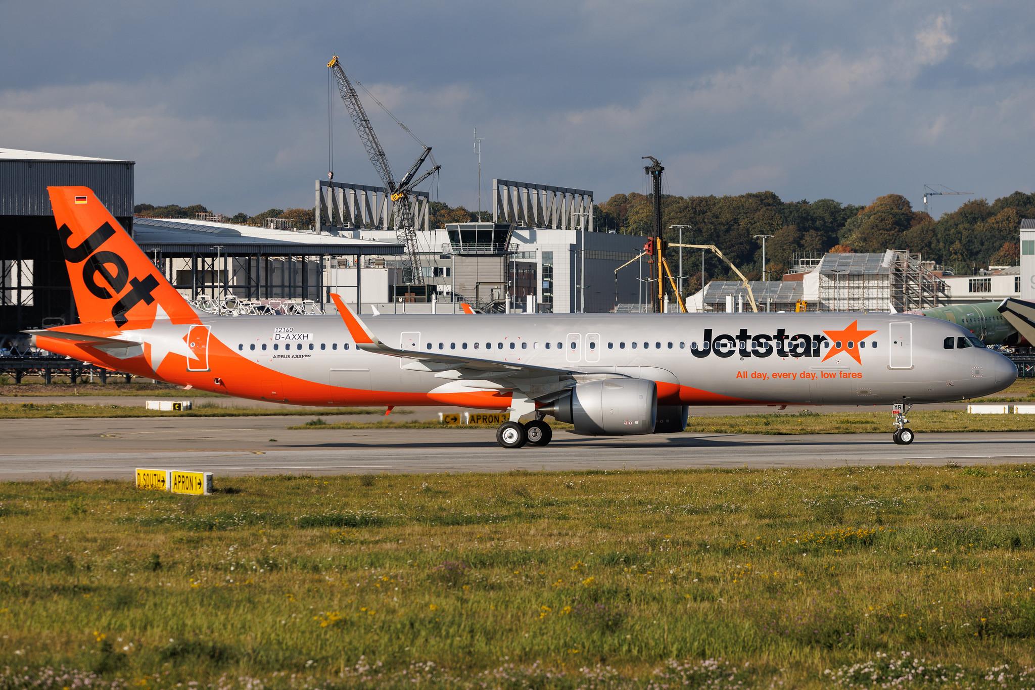 Hamburg Finkenwerder: Jetstar Airways (JQ / JST) | Airbus A321-251NX A21N | D-AXXH | VH-OYR | MSN 12160