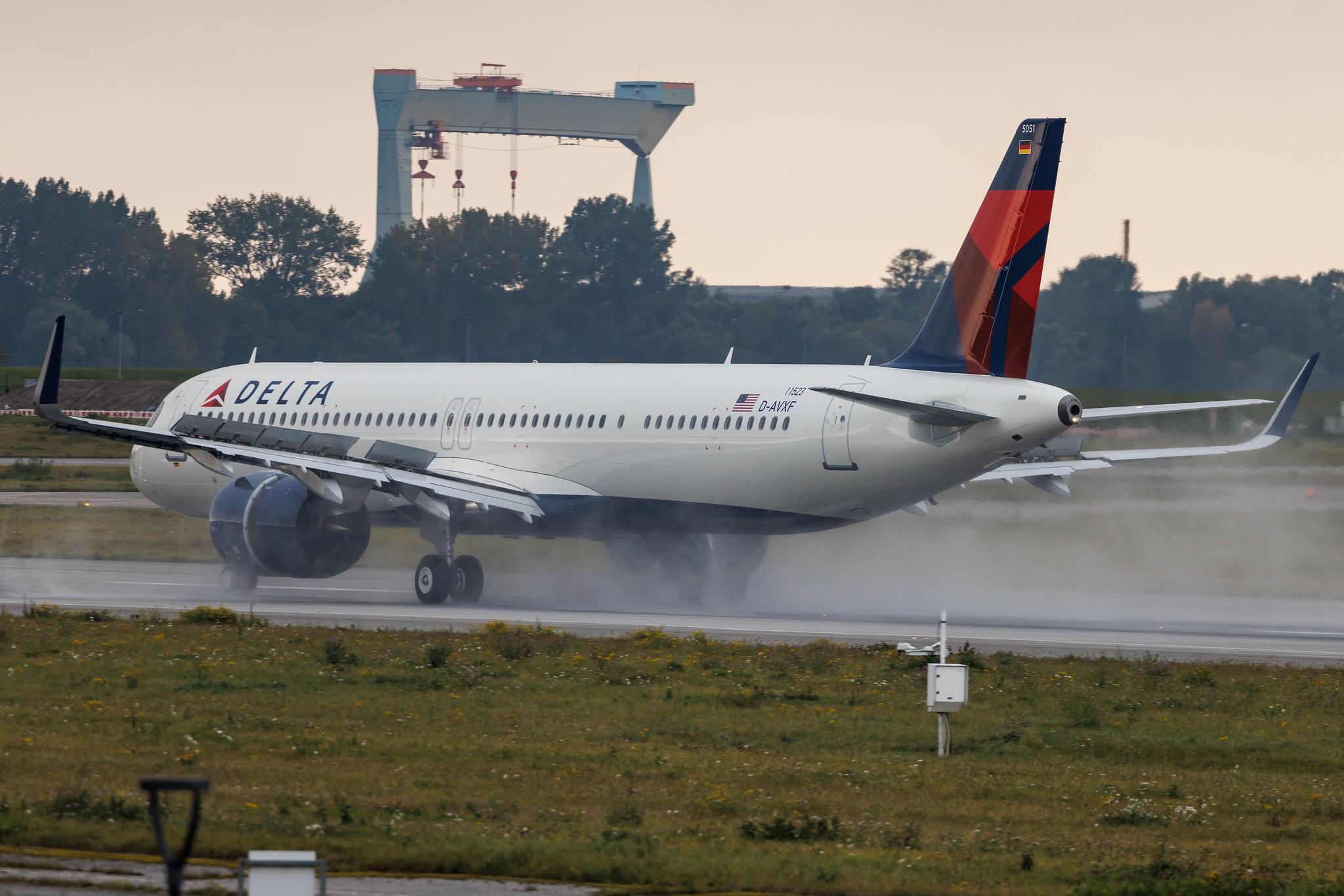 Hamburg Finkenwerder: Delta Air Lines (DL / DAL) | Airbus A321-271NX A21N | D-AVXF | N551DT | MSN 11523