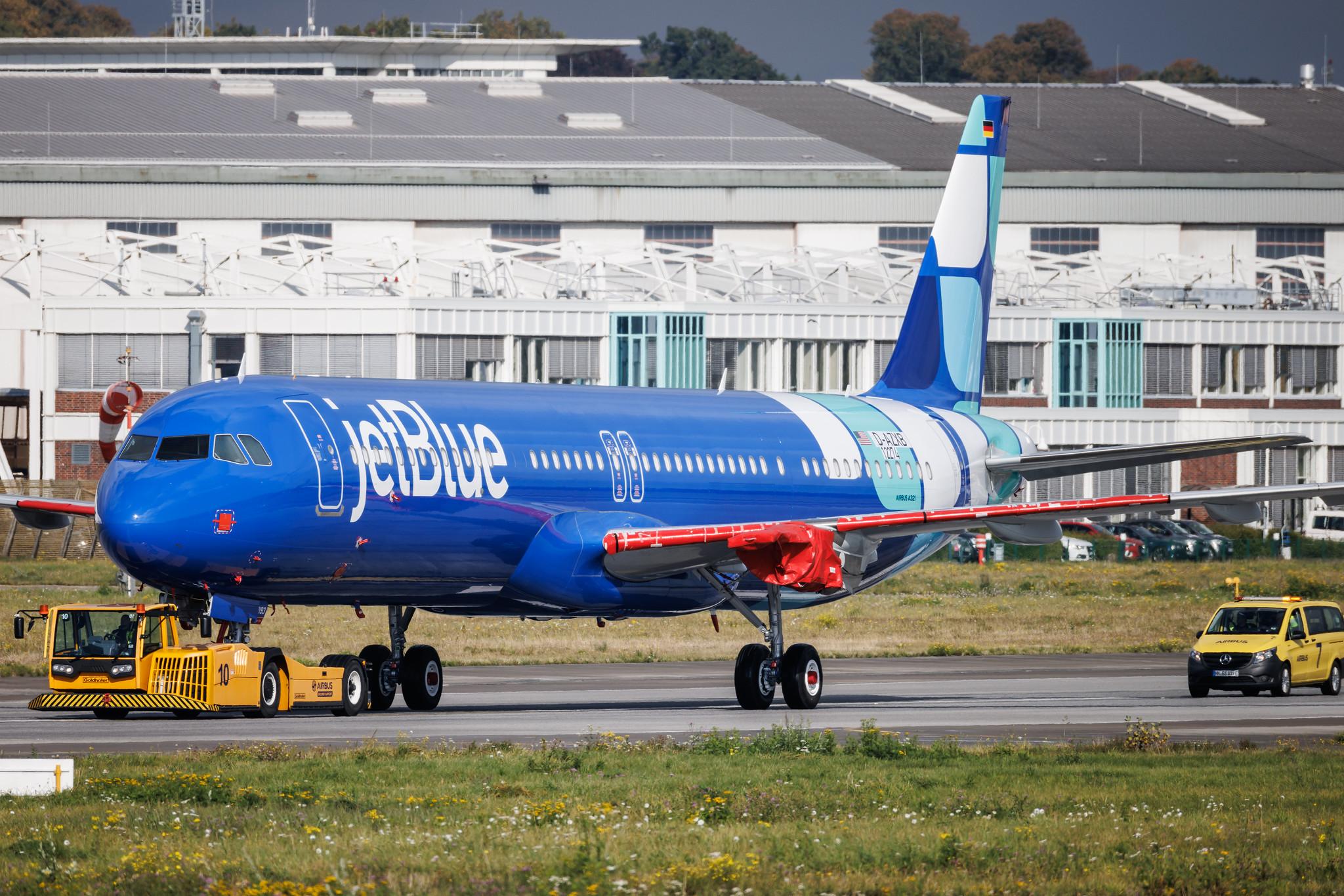 Hamburg Finkenwerder: JetBlue Airways (B6 / JBU) | Airbus A321-271NX A21N | D-AZXB | N2193J | MSN 12274