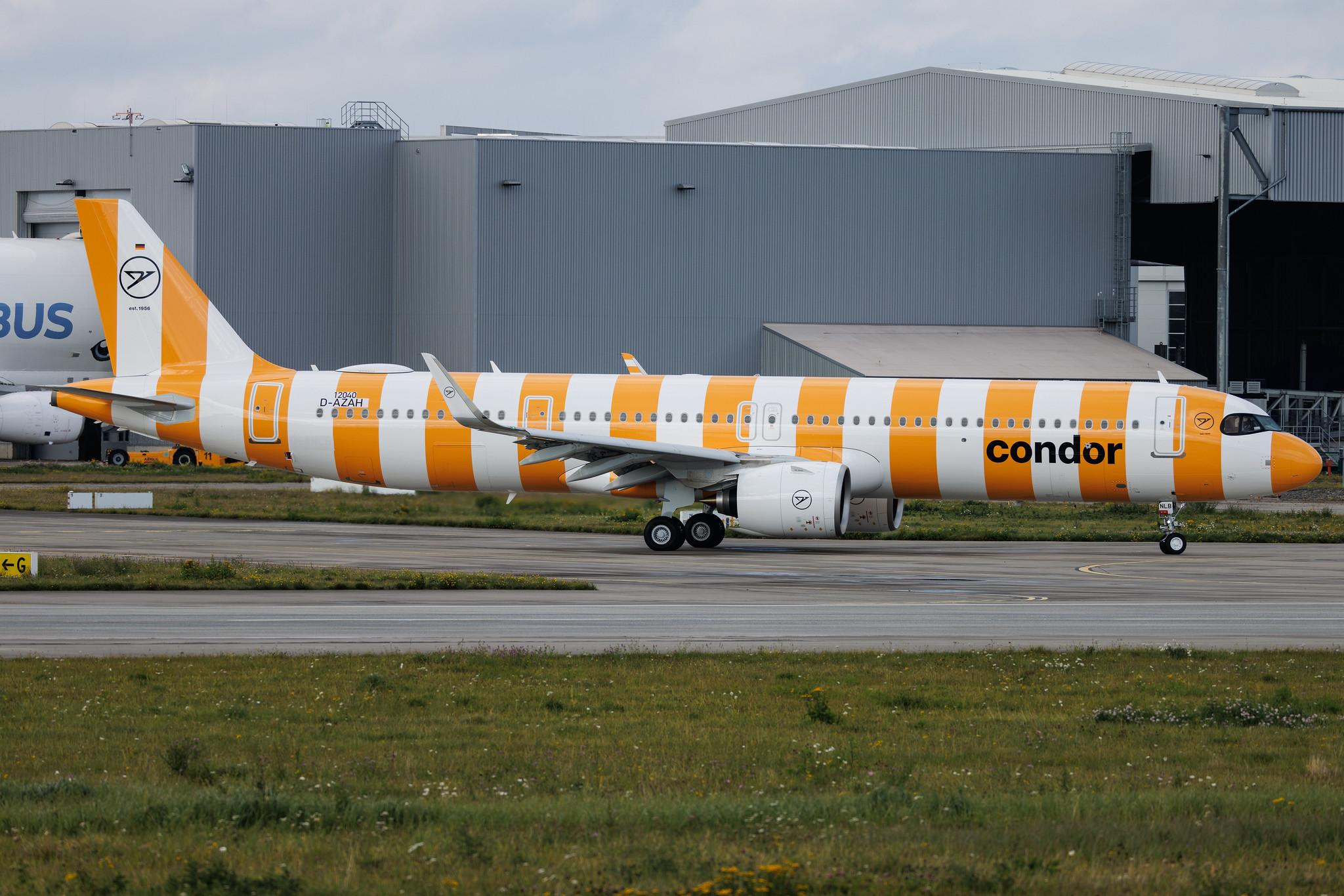 Hamburg Finkenwerder: Condor (DE / CFG) | Airbus A321-271NX A21N | D-AZAH | D-ANLB | MSN 12040