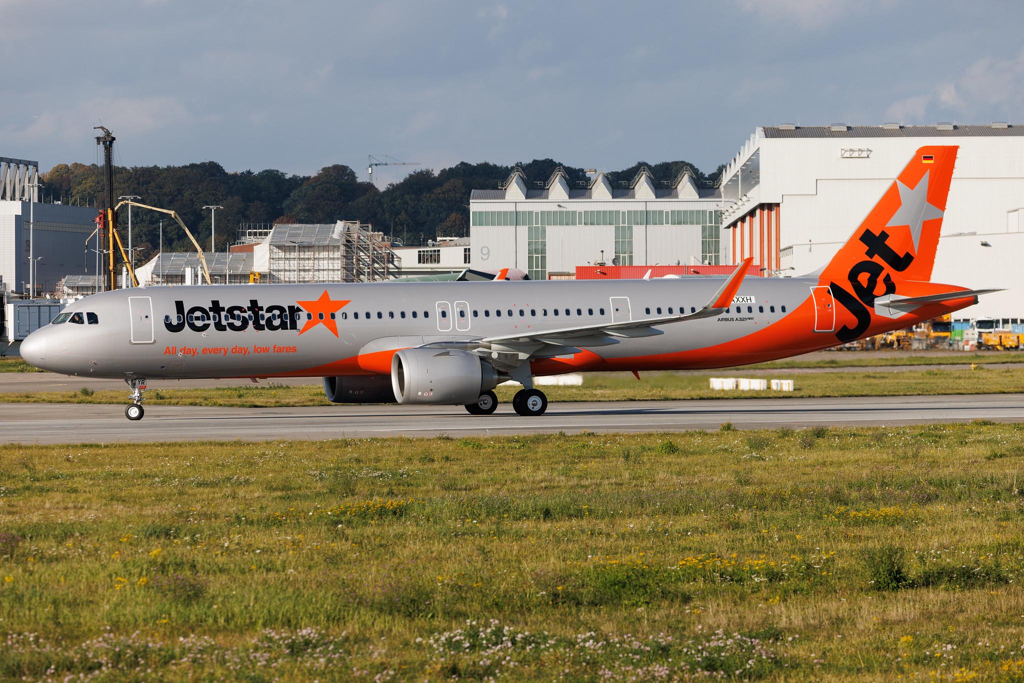 Hamburg Finkenwerder: Jetstar Airways (JQ / JST) | Airbus A321-251NX A21N | D-AXXH | VH-OYR | MSN 12160