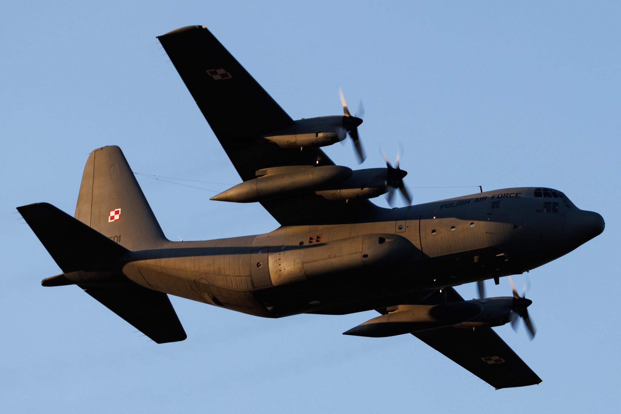 ANTIDOTUM Airshow Leszno: Polish Air Force (/ PLF) | Lockheed C-130E Hercules (L-382) C130 | 1501 | MSN 382-4428