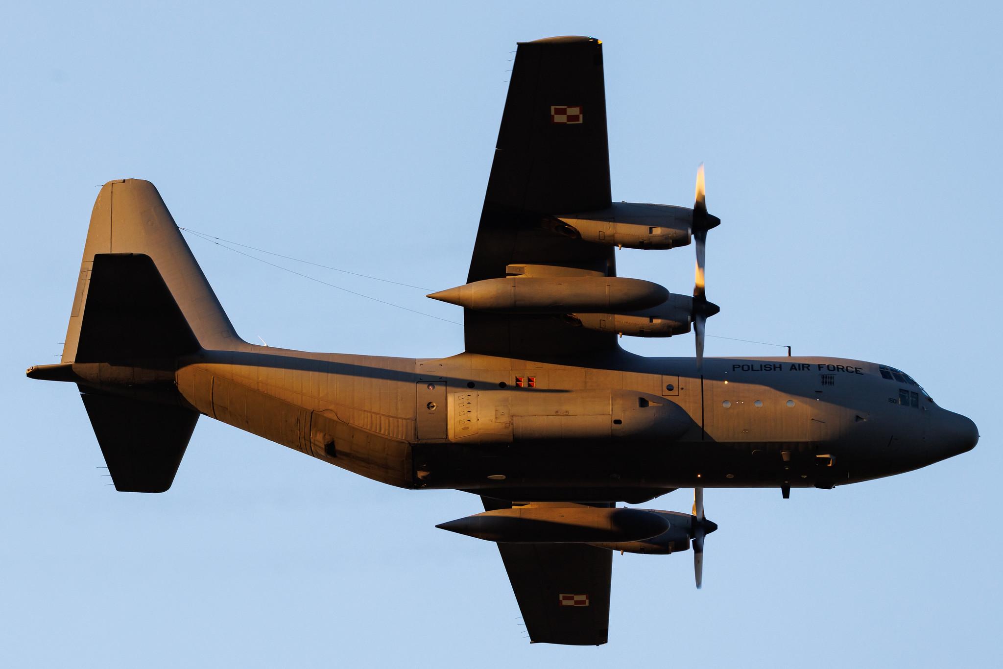 ANTIDOTUM Airshow Leszno: Polish Air Force (/ PLF) | Lockheed C-130E Hercules (L-382) C130 | 1501 | MSN 382-4428
