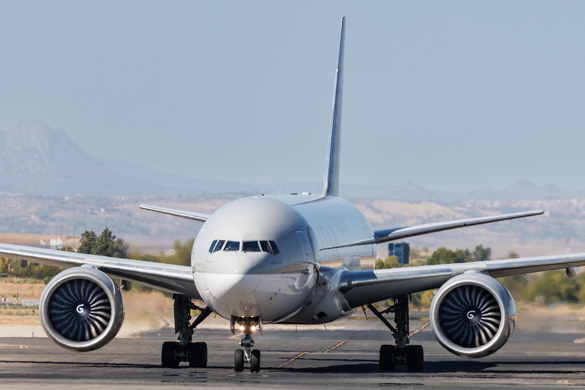 Madrid Barajas Airport: Qatar Cargo (QR / QTR) | Operator: Qatar Airways | Boeing 777-FDZ B77L | A7-BFH | MSN 42298