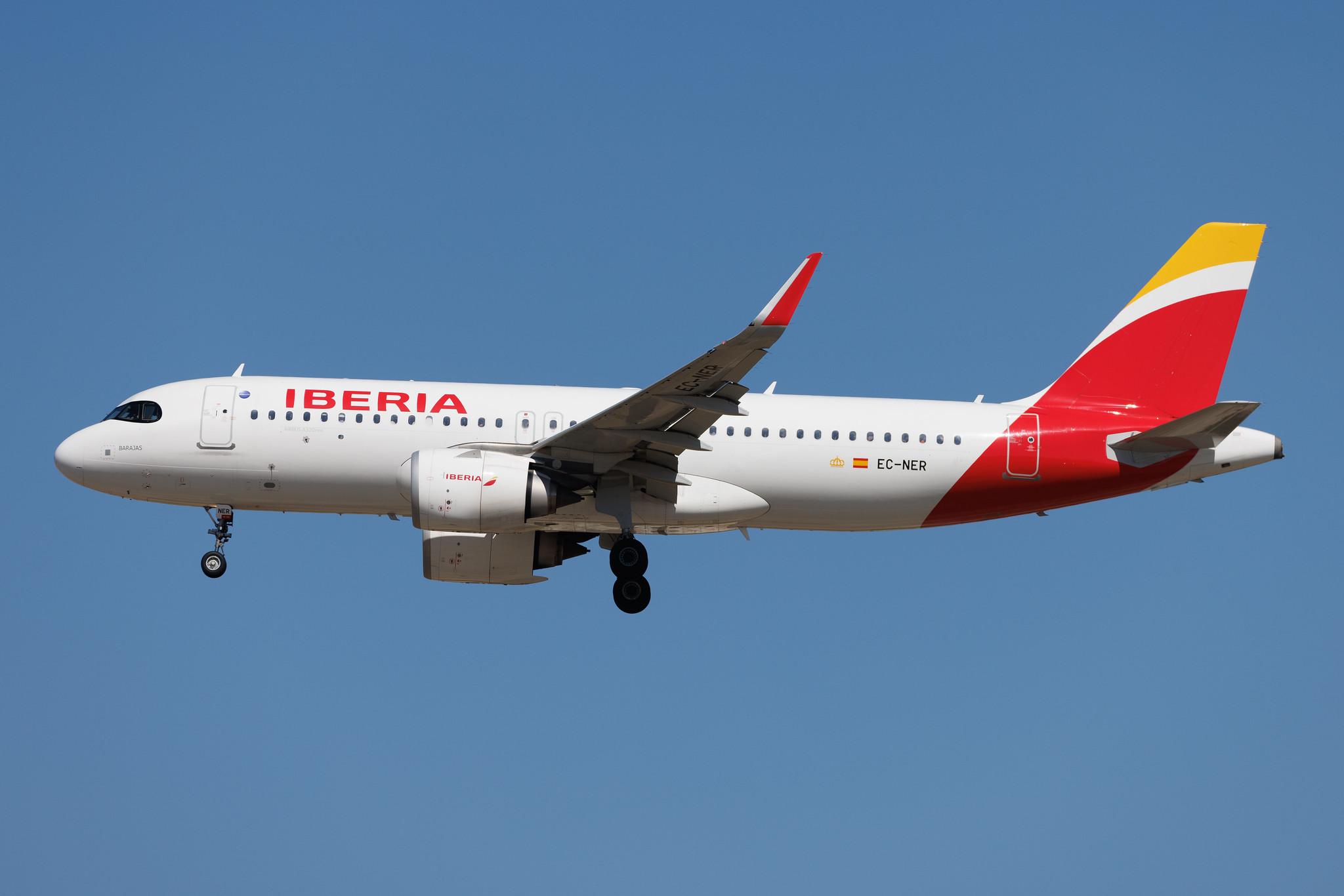 Madrid Barajas Airport: Iberia (IB / IBE) | Airbus A320-251N A20N | EC-NER | MSN 8996