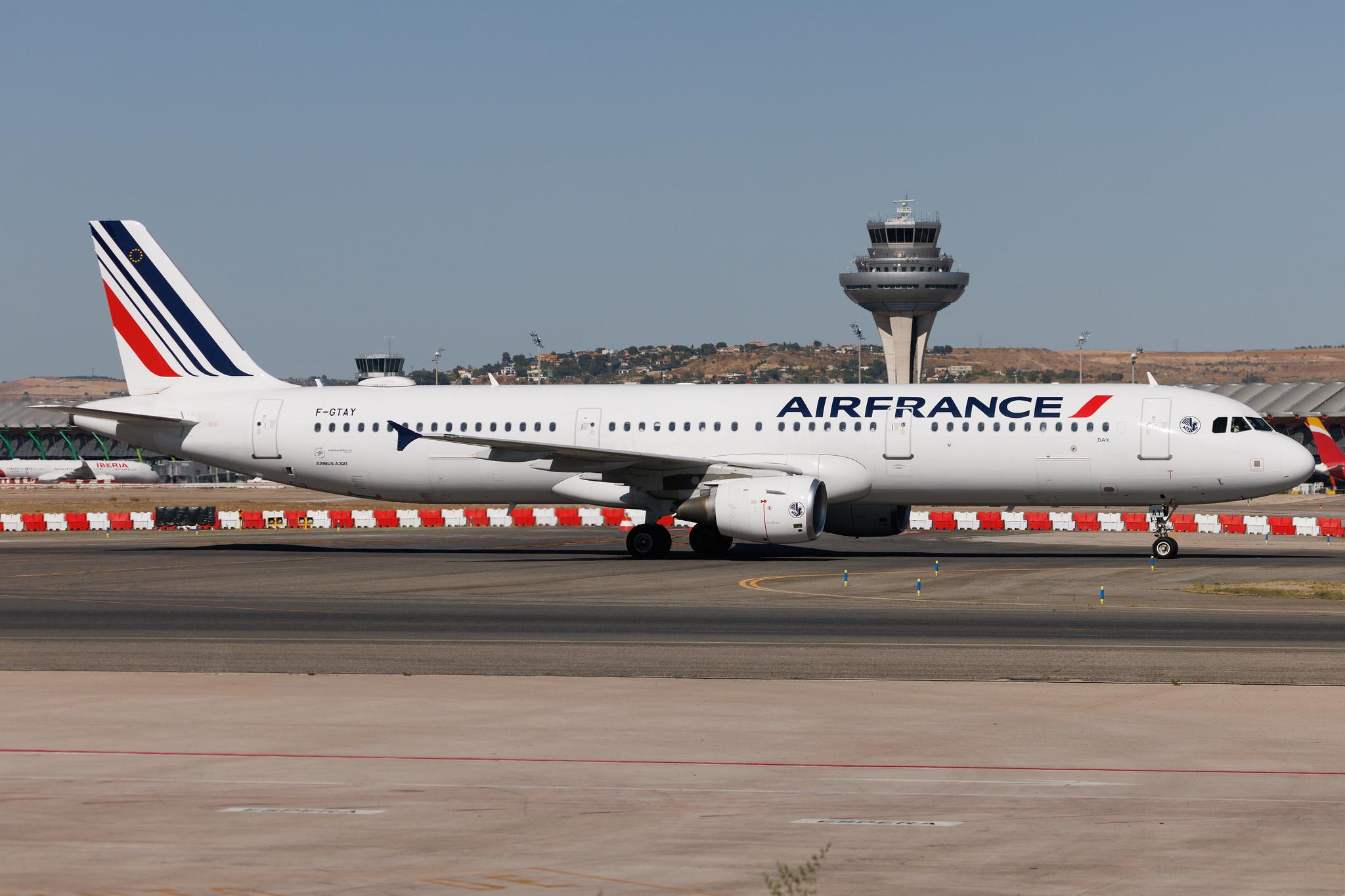 Madrid Barajas Airport: Air France (AF / AFR) | Airbus A321-212 A321 | F-GTAY | MSN 04251