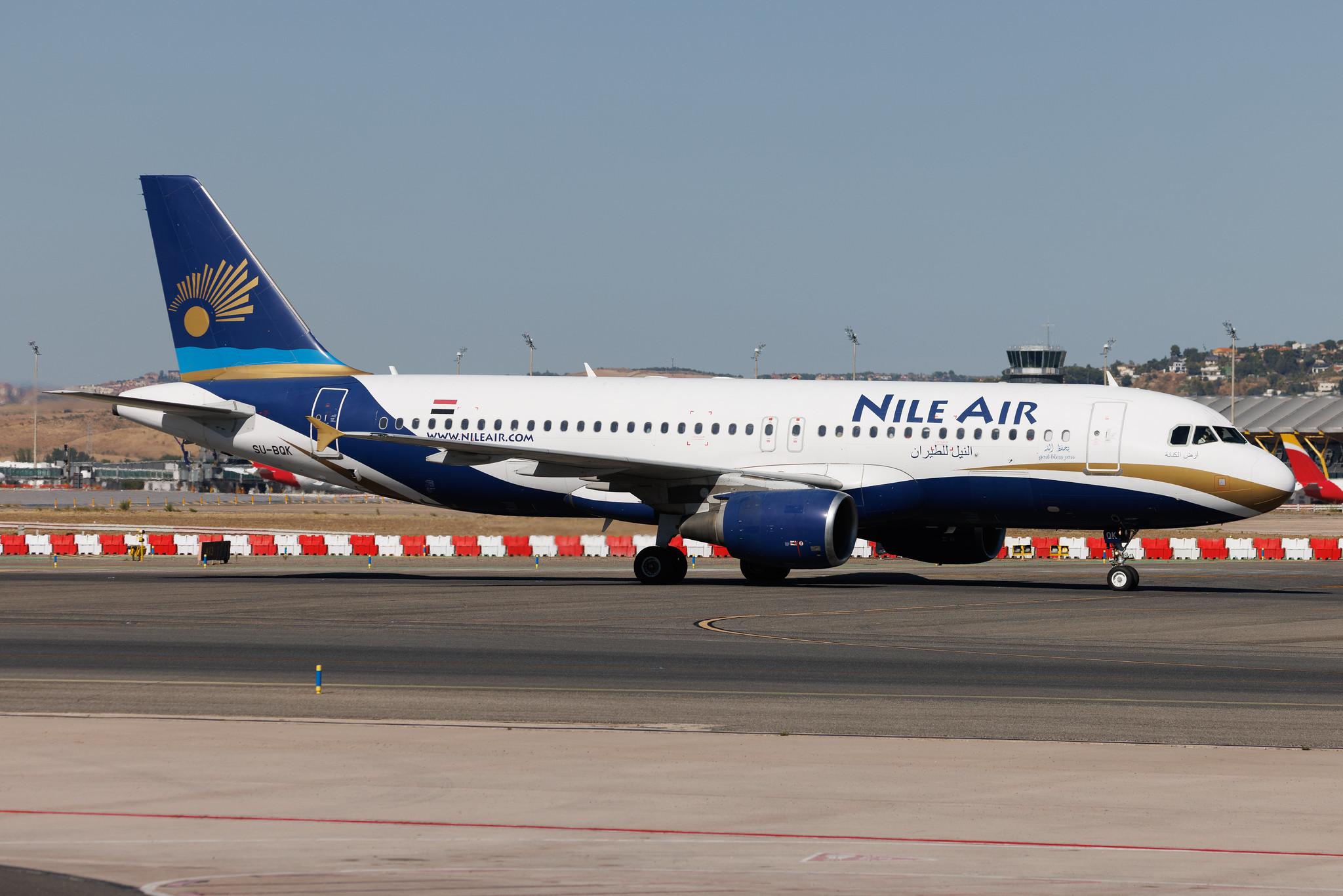 Madrid Barajas Airport: Nile Air (NP / NIA) | Airbus A320-214 A320 | SU-BQK | MSN 03925