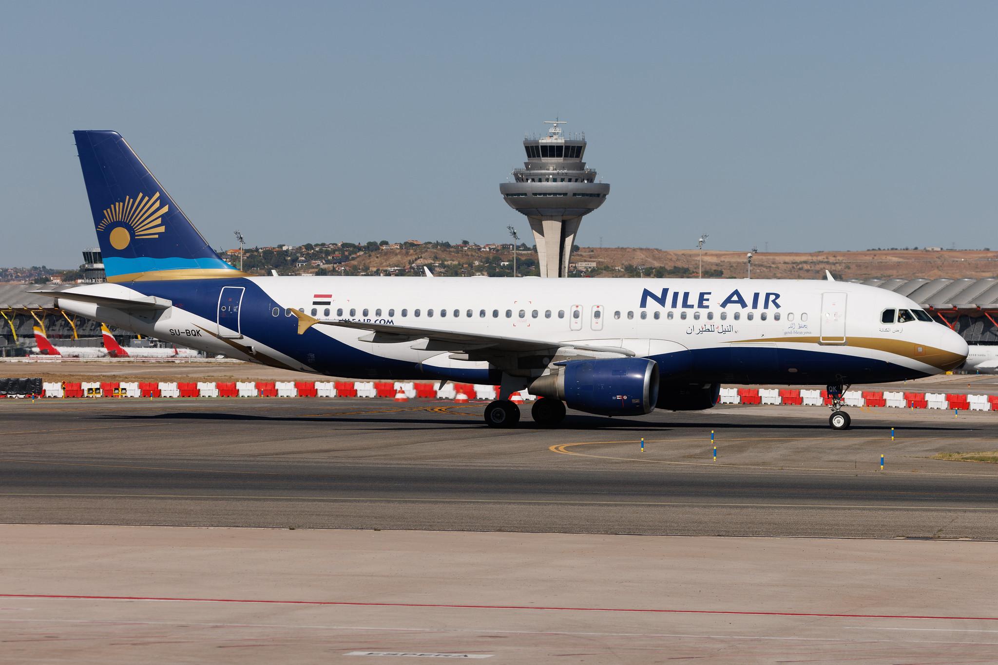 Madrid Barajas Airport: Nile Air (NP / NIA) | Airbus A320-214 A320 | SU-BQK | MSN 03925