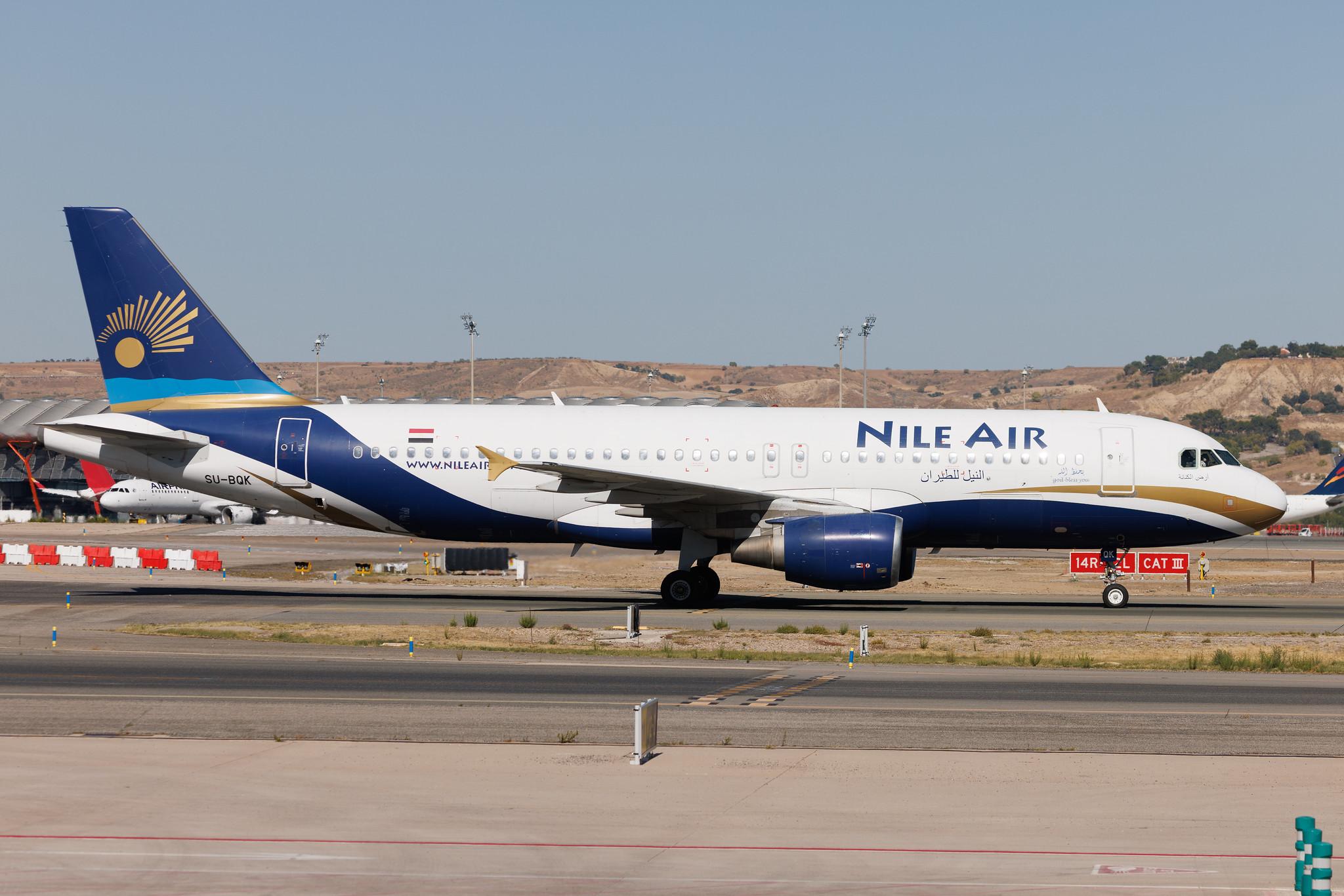 Madrid Barajas Airport: Nile Air (NP / NIA) | Airbus A320-214 A320 | SU-BQK | MSN 03925