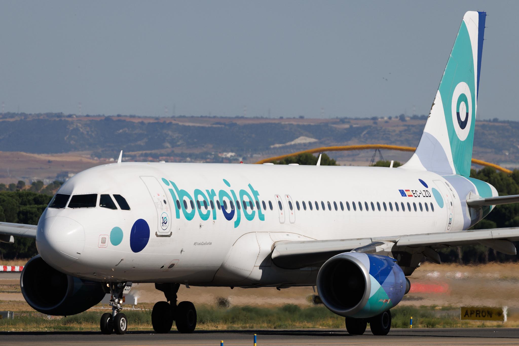 Madrid Barajas Airport: Iberojet (E9 / EVE) | Airbus A320-214 A320 | EC-LZD | MSN 5642
