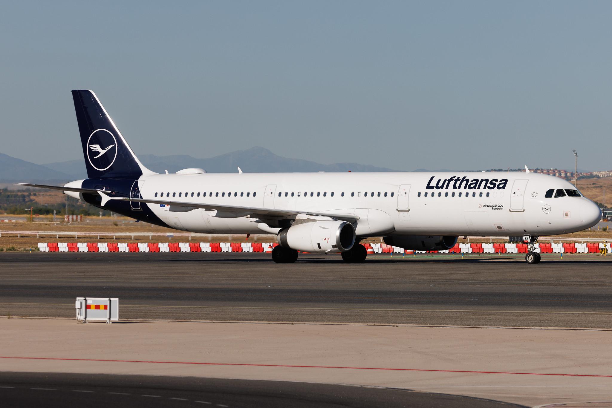 Madrid Barajas Airport: Lufthansa (LH / DLH) | Airbus A321-231 A321 | D-AISI | MSN 3339
