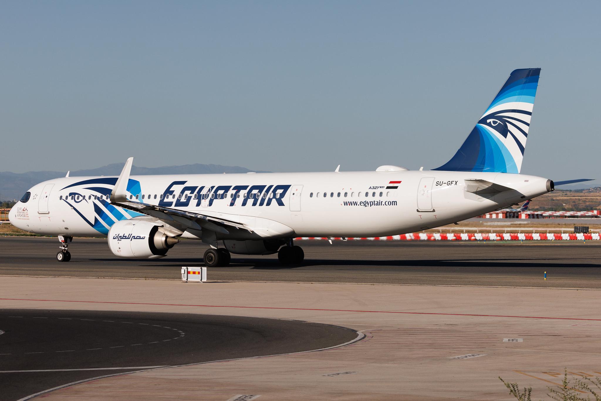 Madrid Barajas Airport: Egyptair (MS / MSR) | Airbus A321-251NX A21N | SU-GFX | MSN 11557