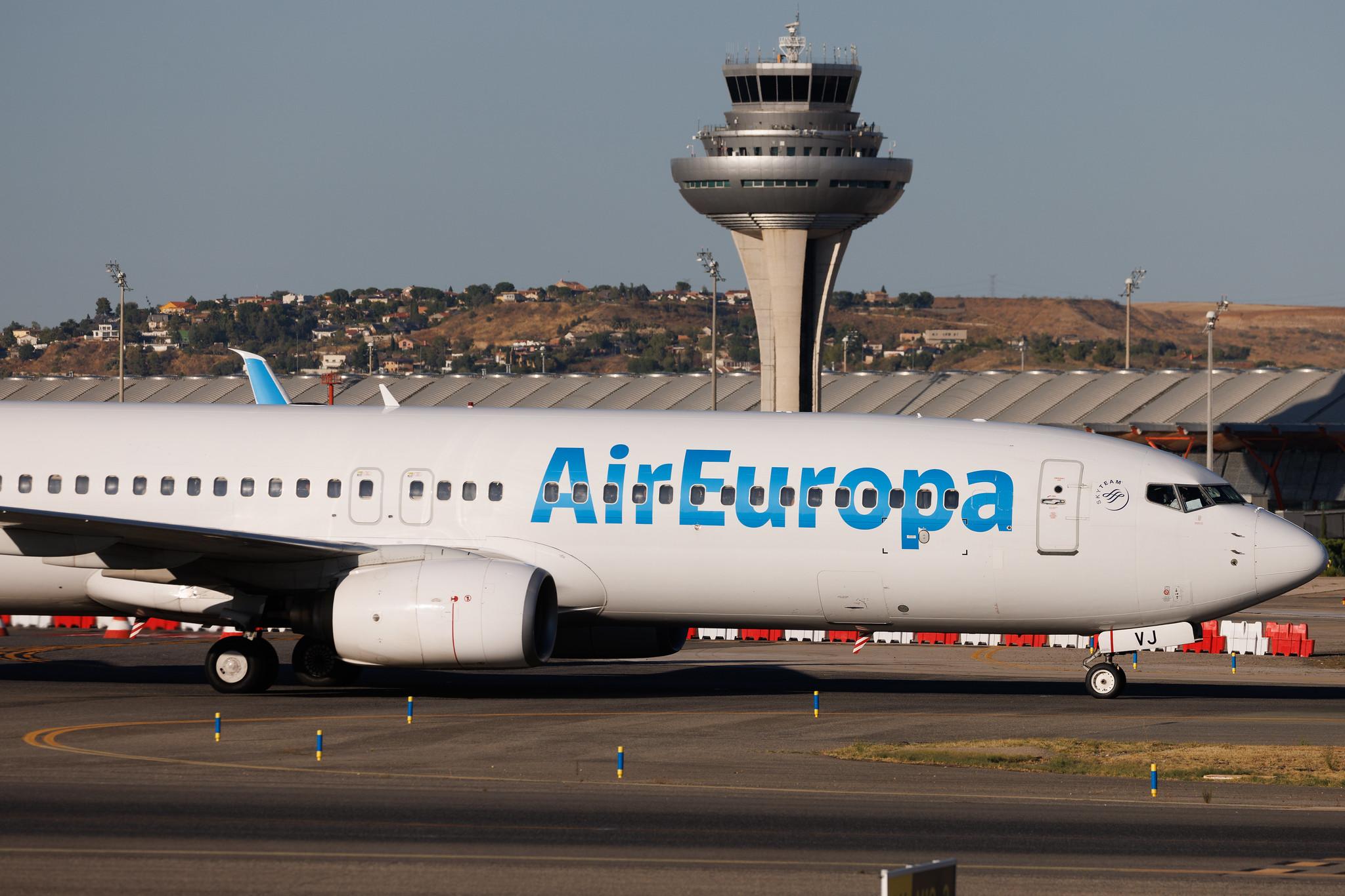 Madrid Barajas Airport: Air Europa (UX / AEA) | Boeing 737-8K5 B738 | EC-NVJ | MSN 35138