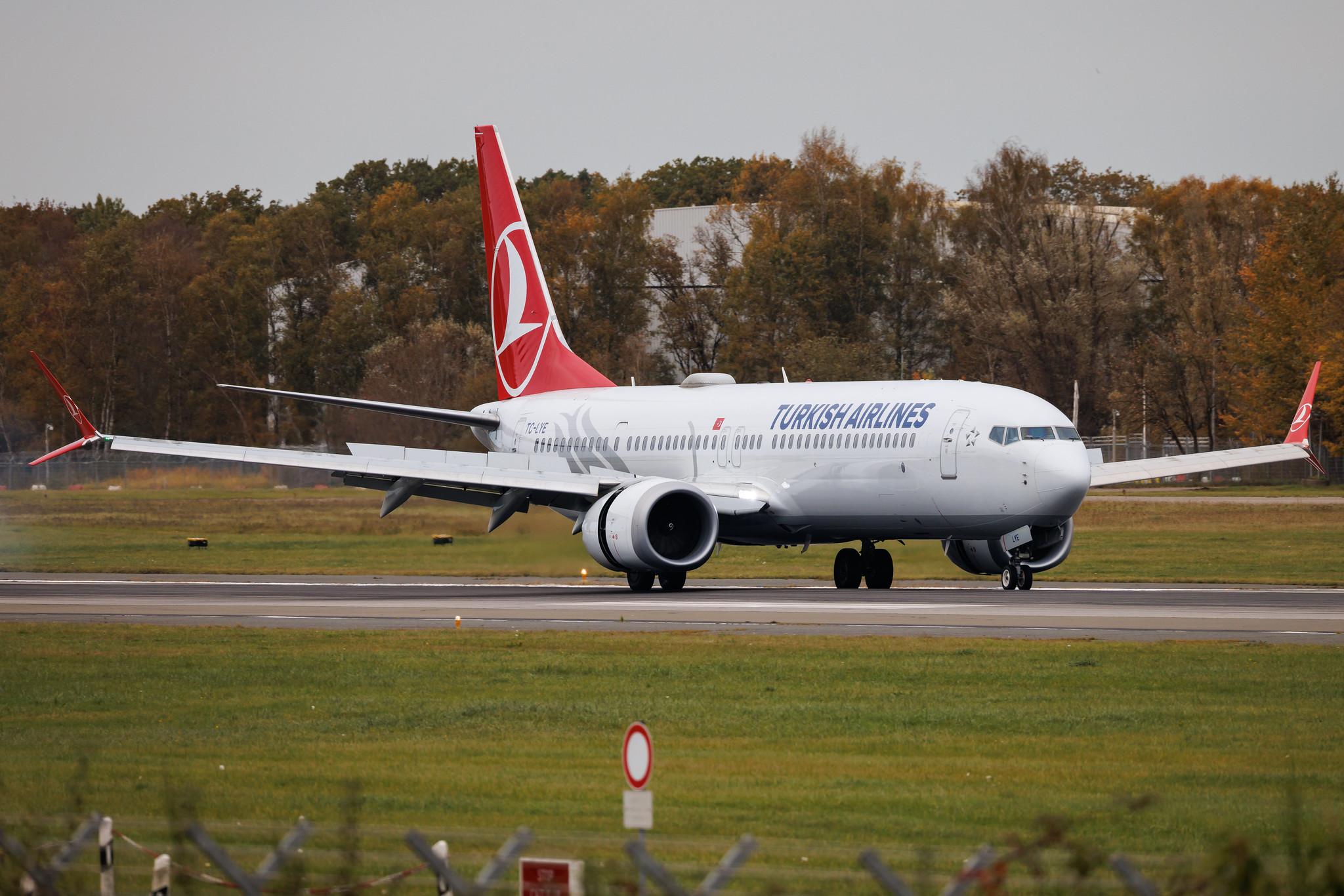 Hamburg Airport: Turkish Airlines (TK / THY) | Boeing 737 MAX 9 B39M | TC-LYE | MSN 60066
