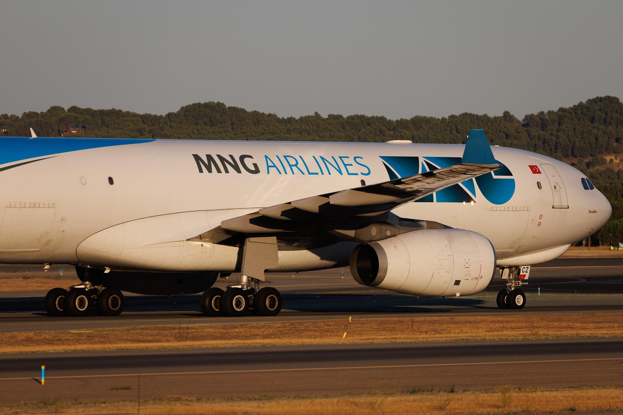 Madrid Barajas Airport: MNG Airlines (MB / MNB) | Airbus A330-243F A332 | TC-MCZ | MSN 1332