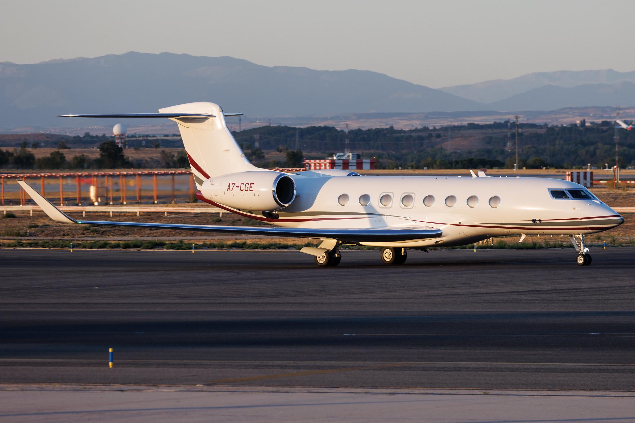 Madrid Barajas Airport: Qatar Executive | Gulfstream G650ER GLF6 | A7-CGE | MSN 6301