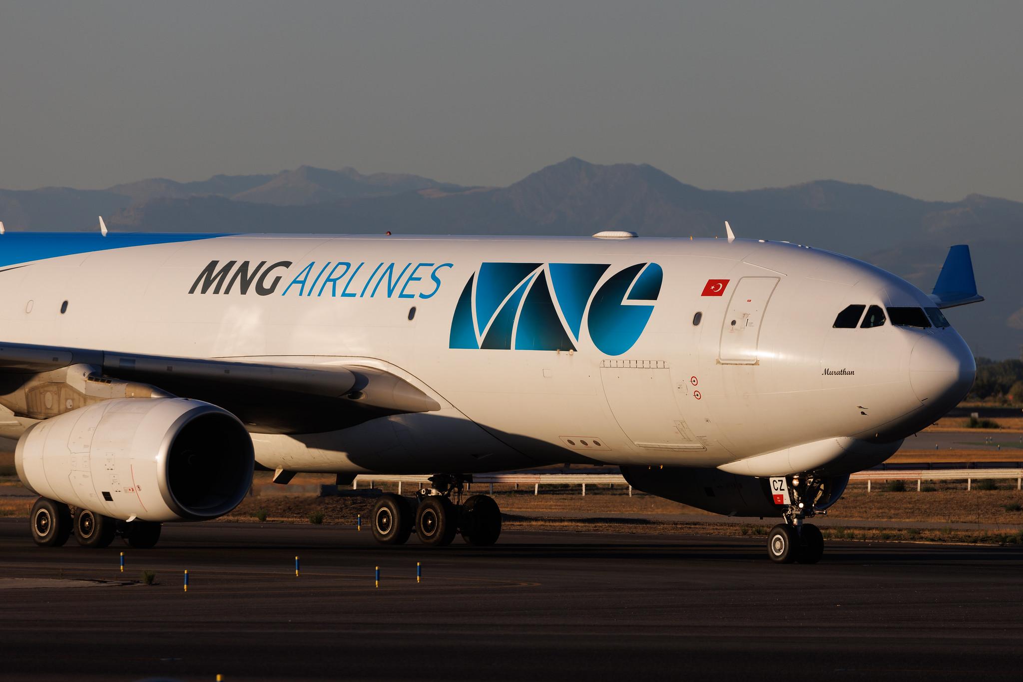 Madrid Barajas Airport: MNG Airlines (MB / MNB) | Airbus A330-243F A332 | TC-MCZ | MSN 1332