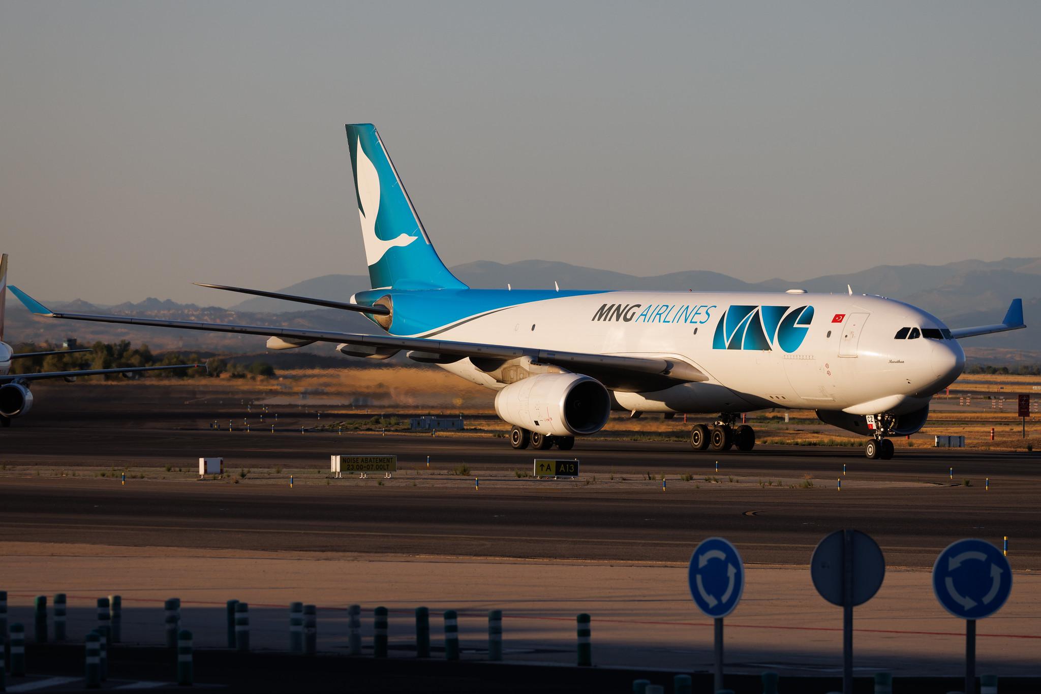 Madrid Barajas Airport: MNG Airlines (MB / MNB) | Airbus A330-243F A332 | TC-MCZ | MSN 1332