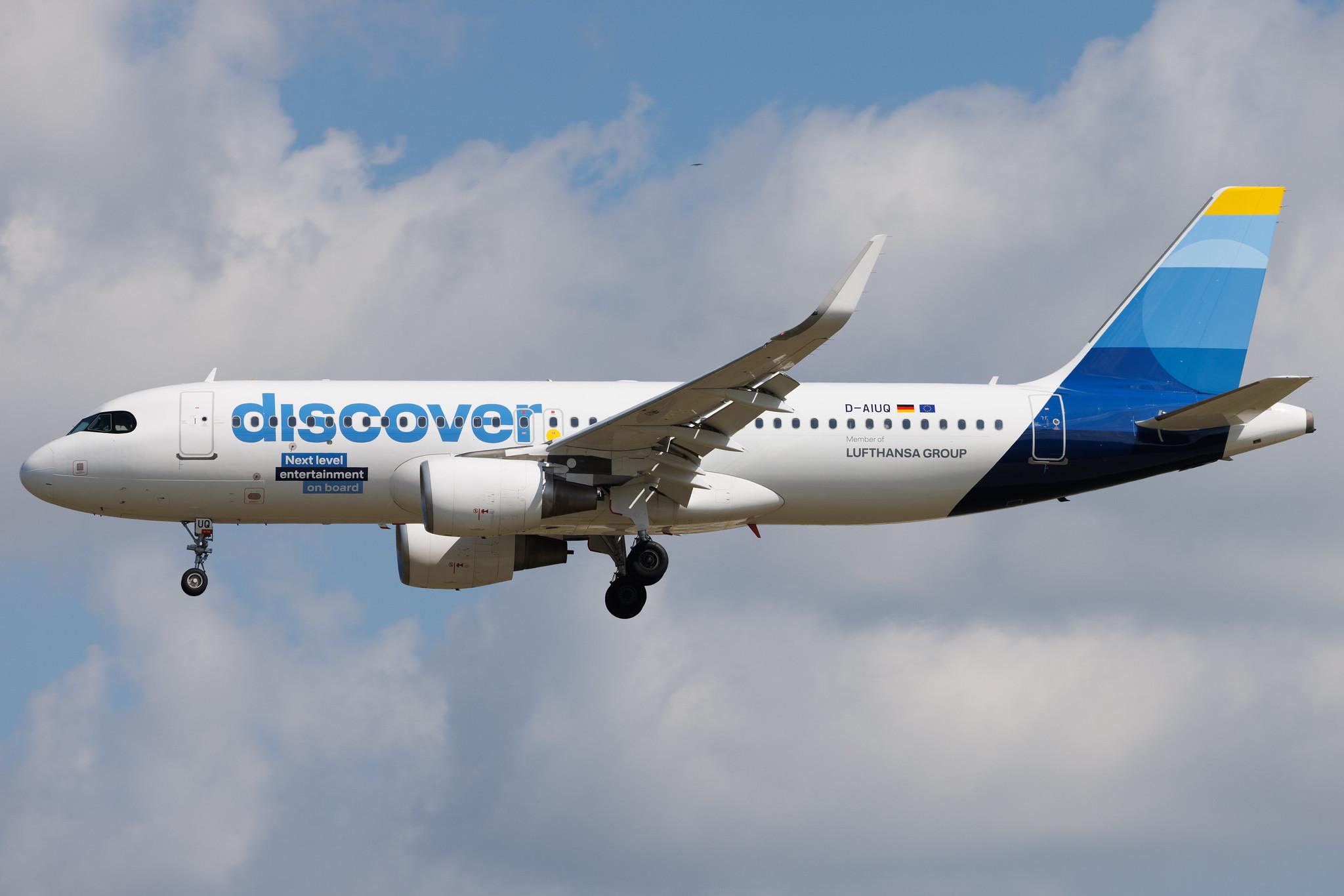 Frankfurt Airport: Discover Airlines (4Y / OCN) | Airbus A320-214 A320 | D-AIUQ | MSN 6947