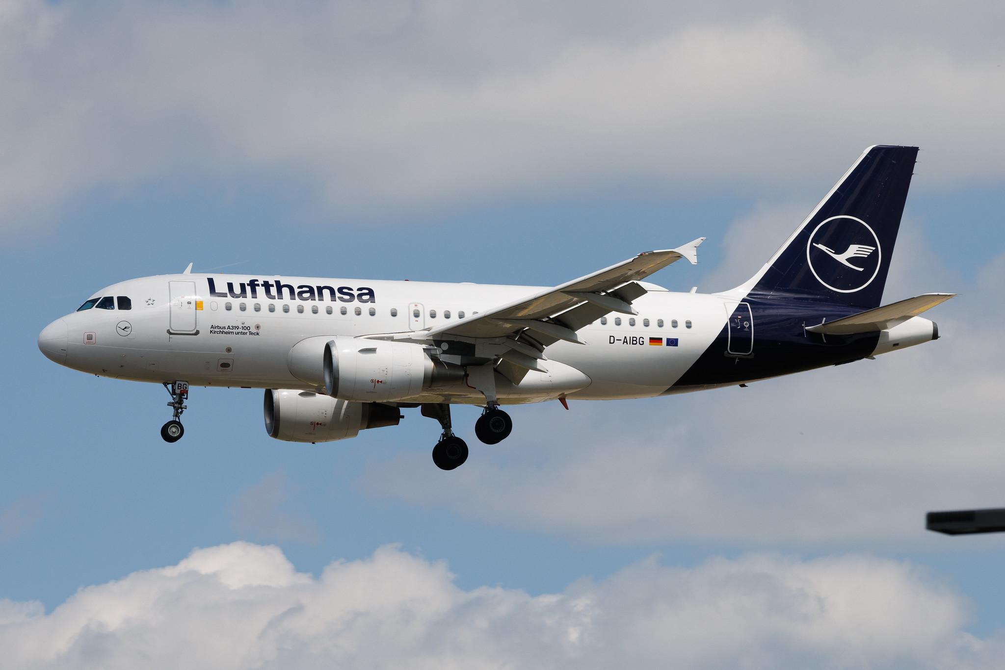 Frankfurt Airport: Lufthansa (LH / DLH) | Airbus A319-112 A319 | D-AIBG | MSN 4841