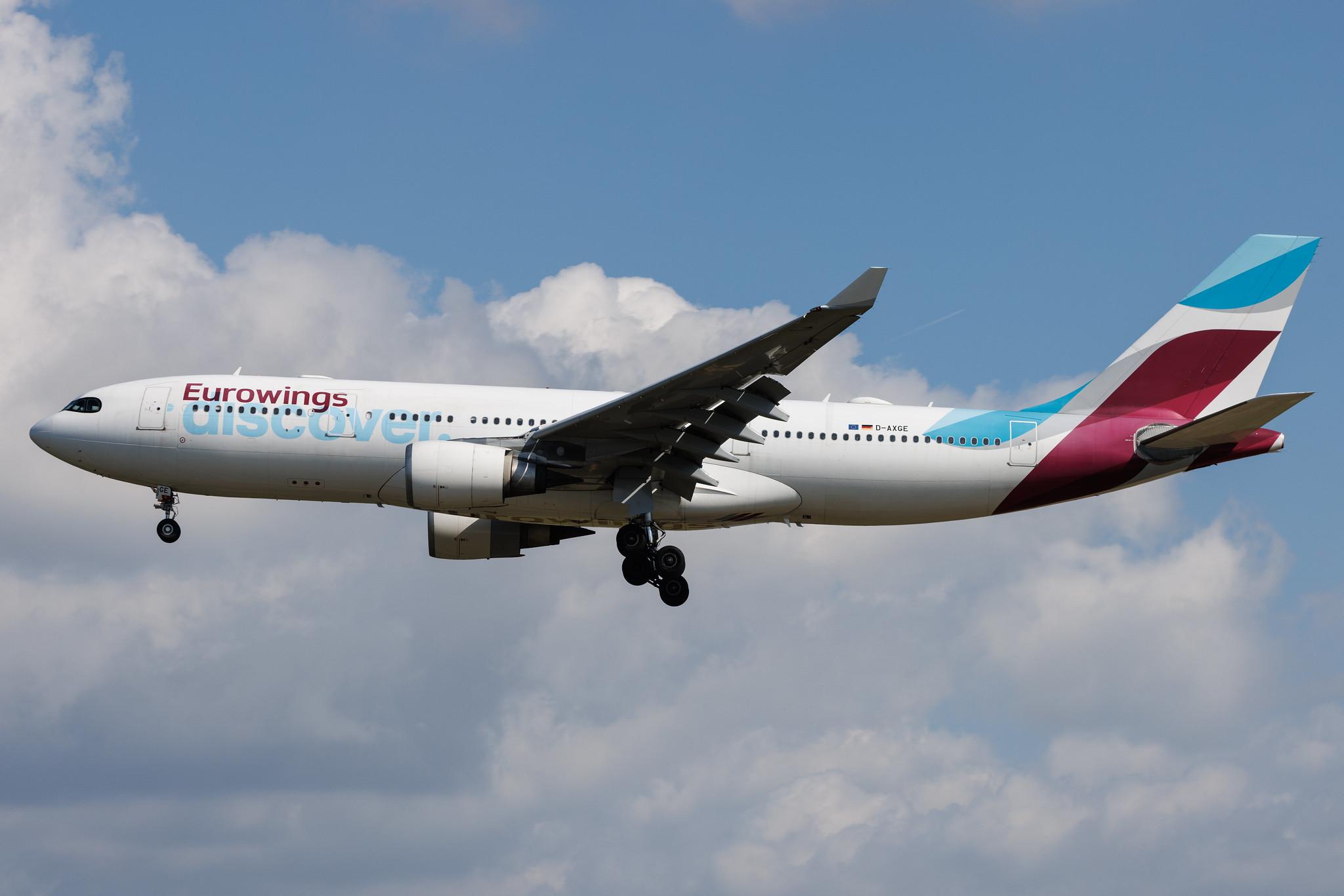 Frankfurt Airport: Discover Airlines (4Y / OCN) |  Airbus A330-203 A332 | D-AXGE | MSN 0612