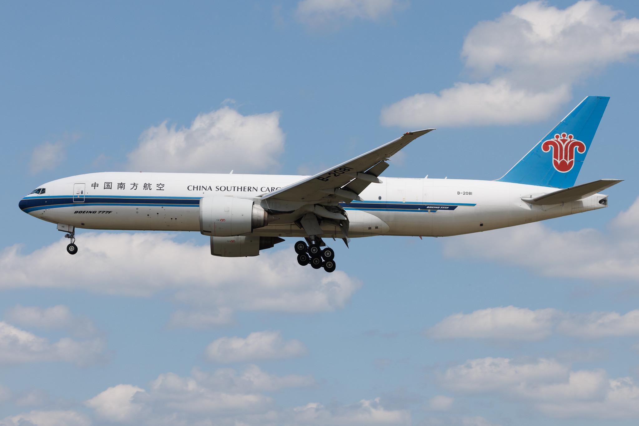 Frankfurt Airport: China Southern Cargo (CZ / CSN) | Operator: China Southern Airlines | Boeing 777-F1B B77L | B-2081 | MSN 37313