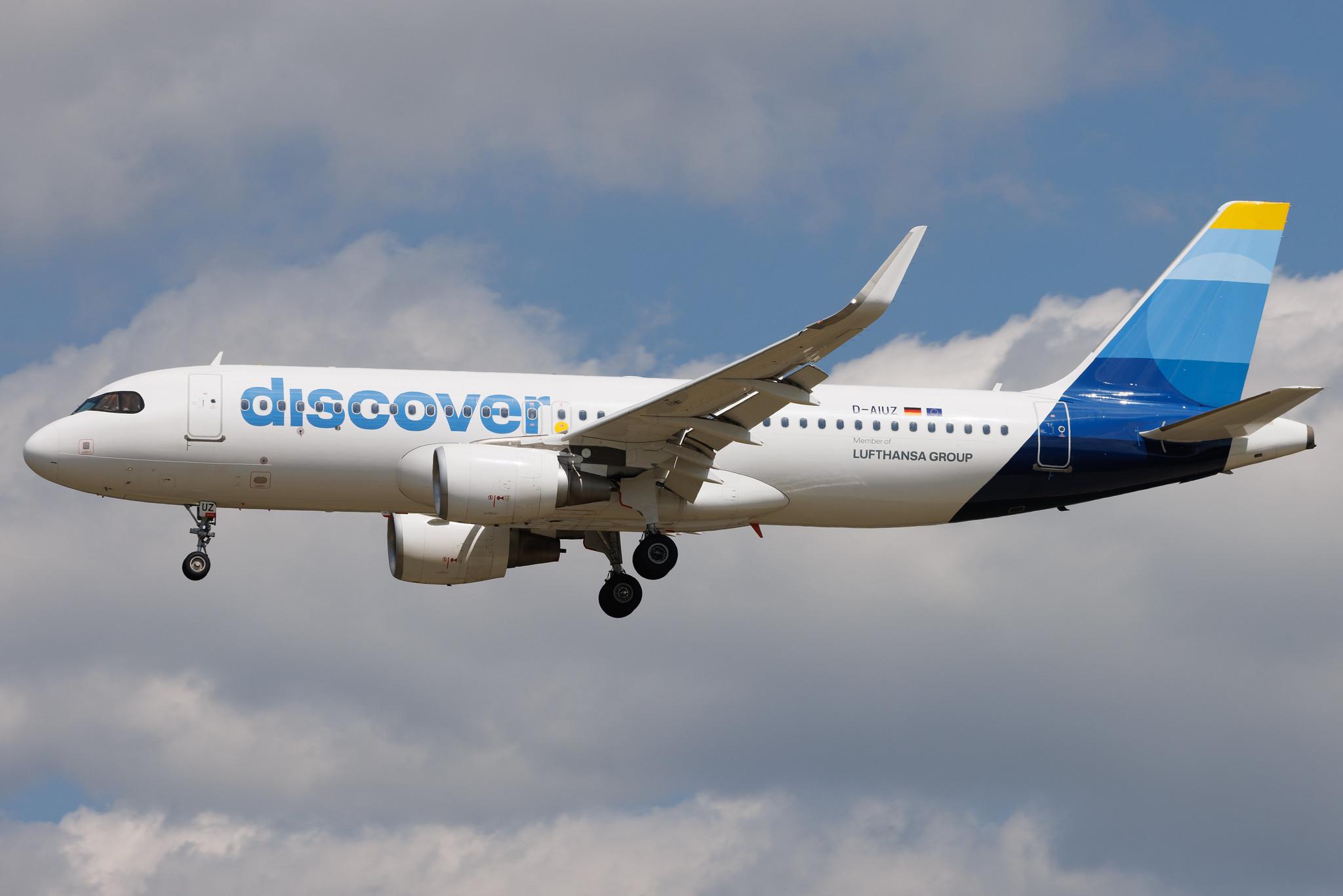 Frankfurt Airport: Discover Airlines (4Y / OCN) | Airbus A320-214 A320 | D-AIUZ | MSN 7625