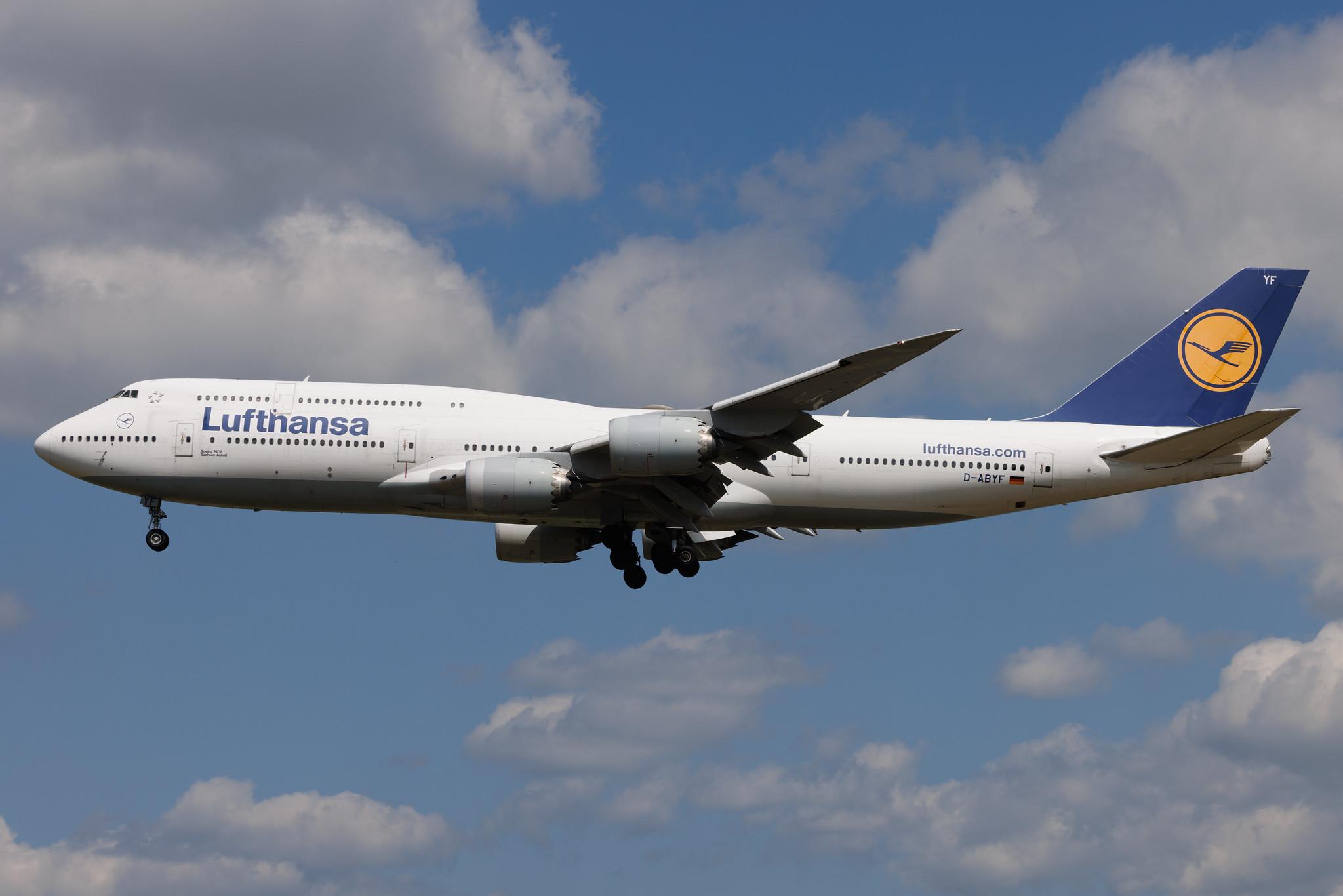 Frankfurt Airport: Lufthansa (LH / DLH) | Boeing 747-830 B748 | D-ABYF | MSN 37830