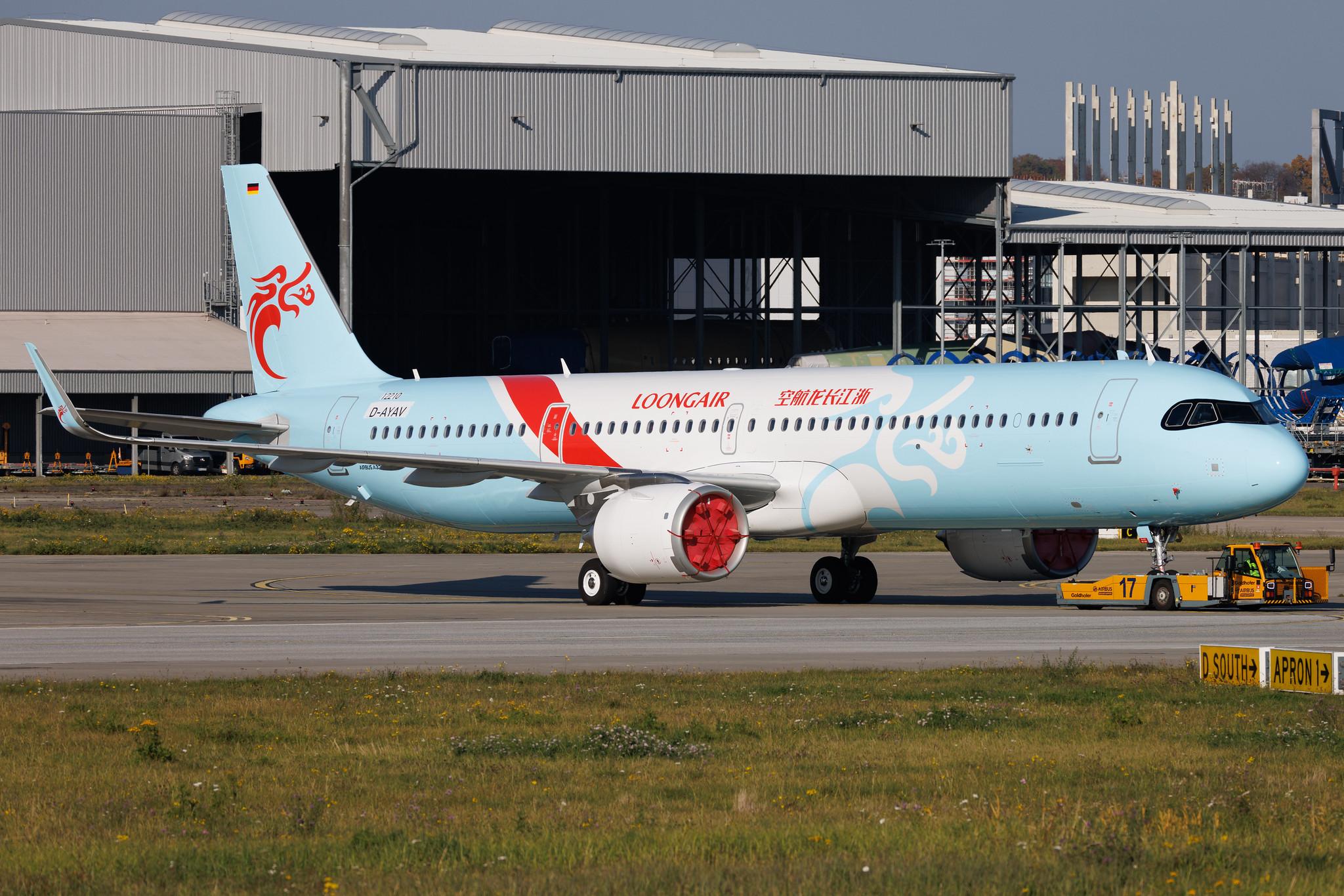 Hamburg Finkenwerder: Loong Air (GJ / CDC) | Airbus A321-251NX A21N | D-AYAV | MSN 12210