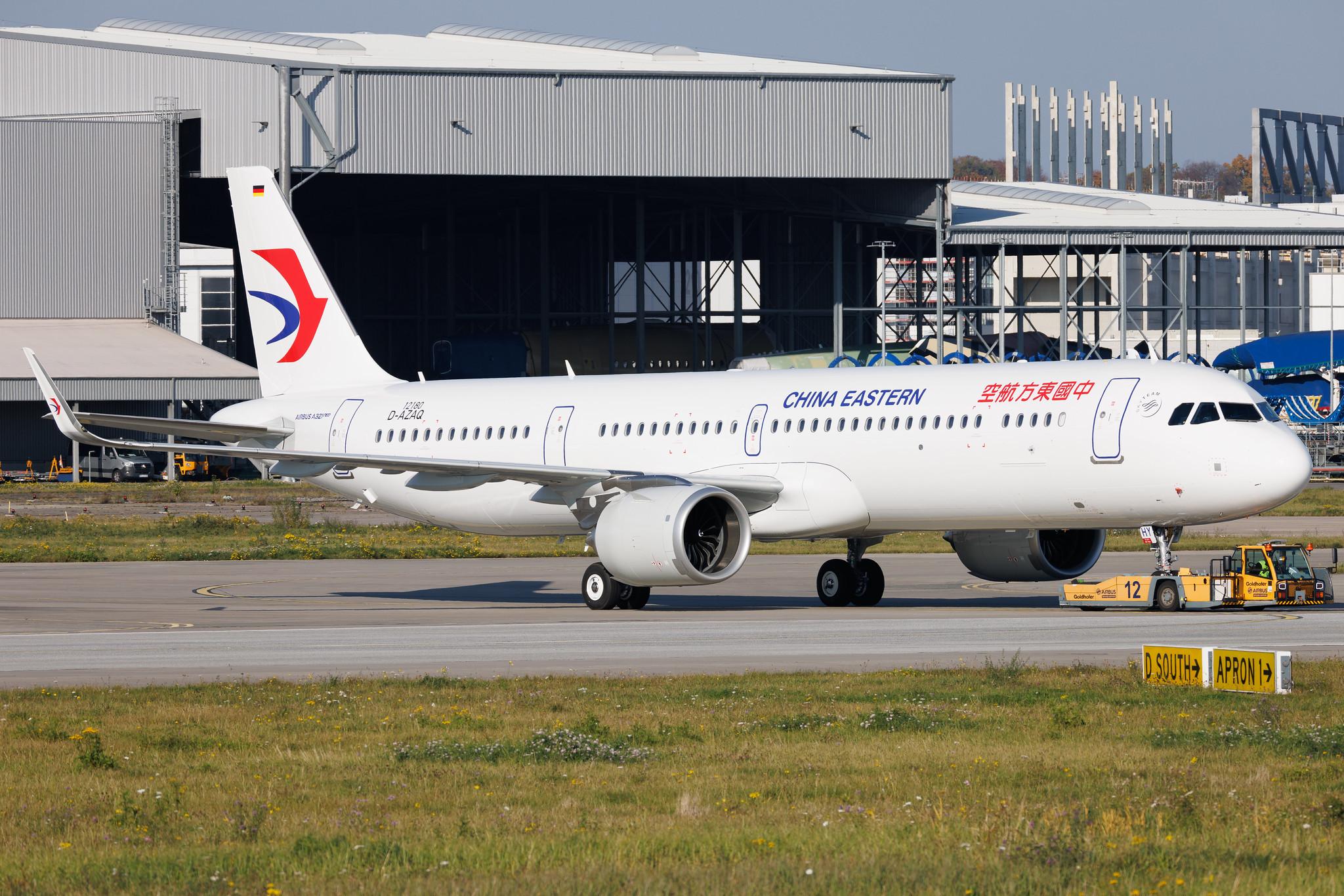 Hamburg Finkenwerder: China Eastern Airlines (MU / CES) | Airbus A321-251NX A21N | D-AZAQ | B-32HY | MSN 12180