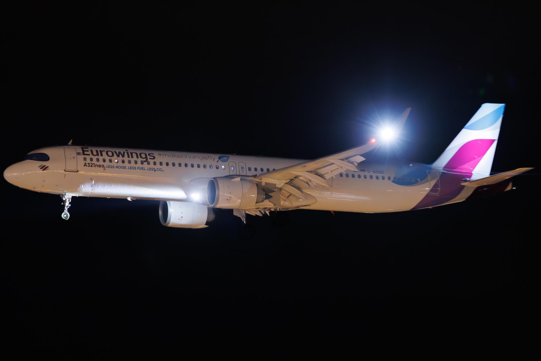 Hamburg Airport: Eurowings (EW / EWG) | Airbus A321-251NX A21N | D-AEED | MSN 11641