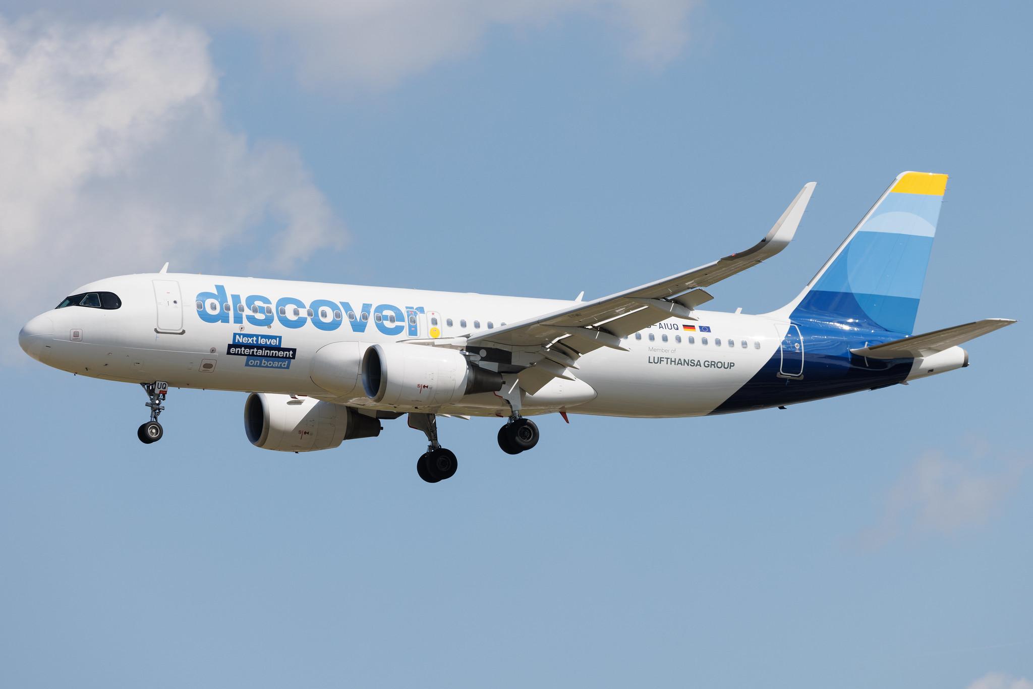 Frankfurt Airport: Discover Airlines (4Y / OCN) | Airbus A320-214 A320 | D-AIUQ | MSN 6947