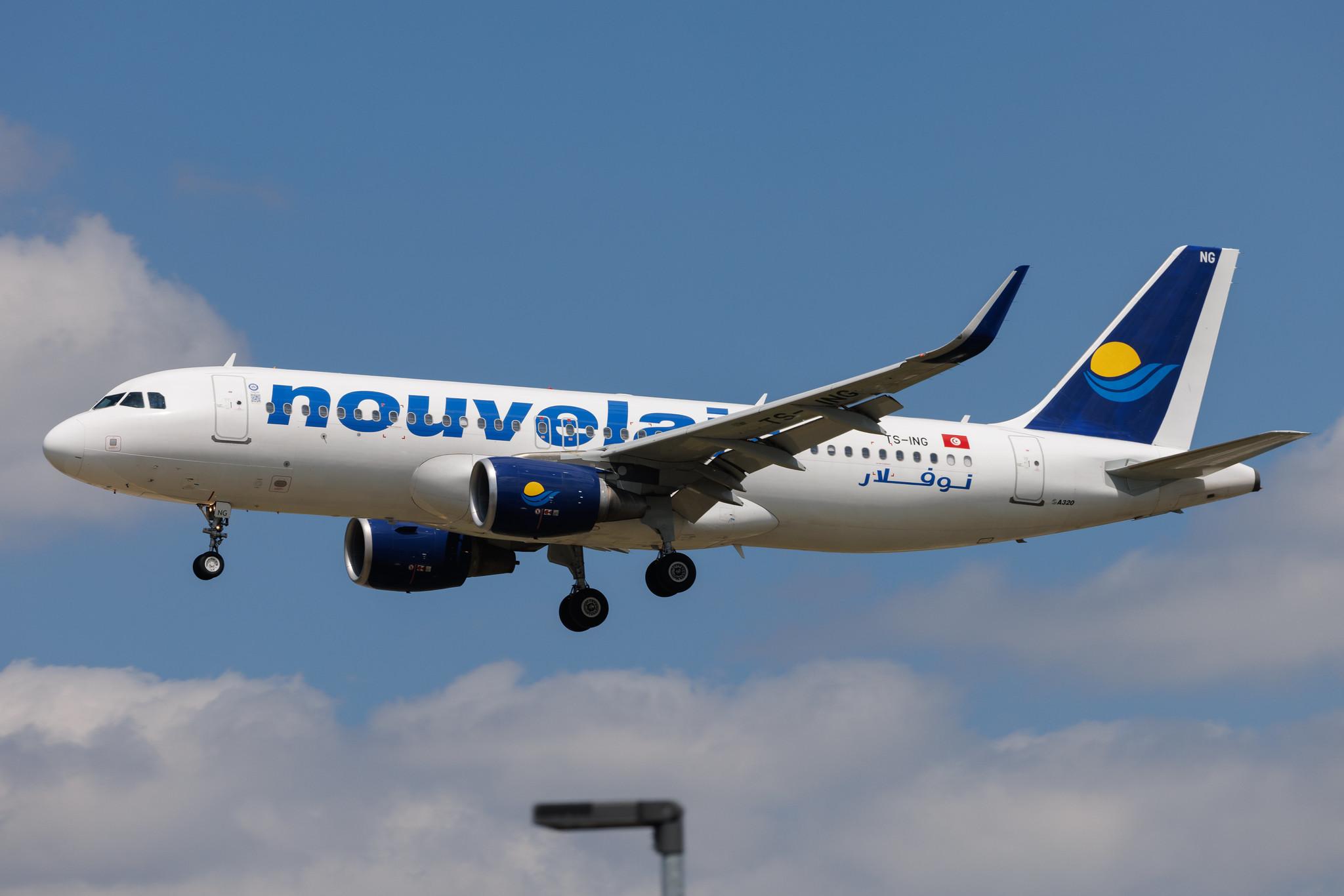 Frankfurt Airport: Nouvelair (BJ / LBT) | Airbus A320-214 A320 | TS-ING | MSN 05878