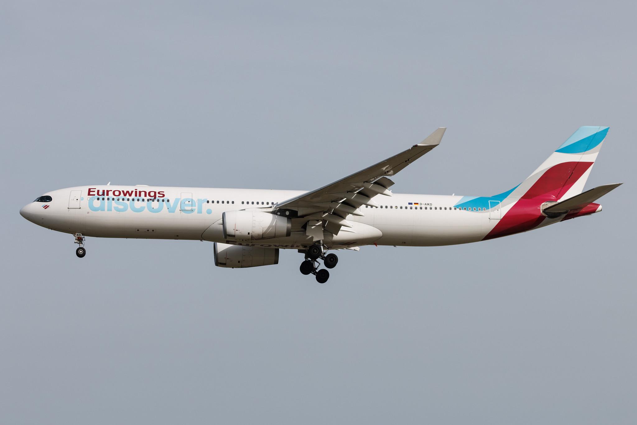 Frankfurt Airport: Discover Airlines (4Y / OCN) | Airbus A330-343 A333 | D-AIKD | MSN 0629