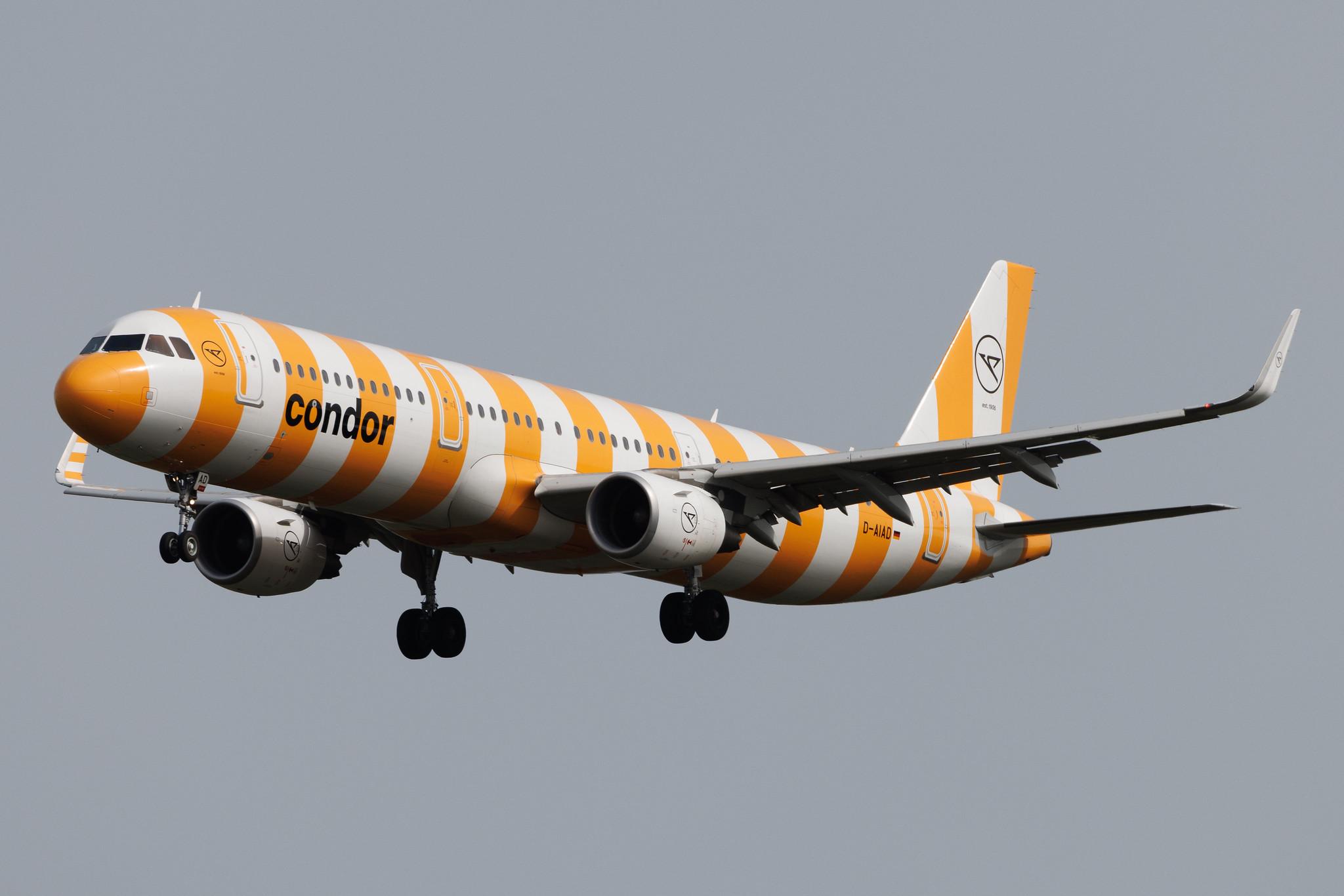 Frankfurt Airport: Condor (DE / CFG) | Airbus A321-211 A321 | D-AIAD | MSN 6053