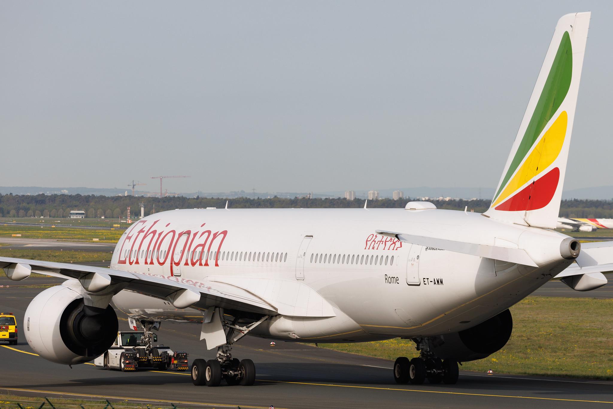 Frankfurt Airport: Ethiopian Airlines (ET / ETH) | Airbus A350-941 A359 | ET-AWM | MSN 289