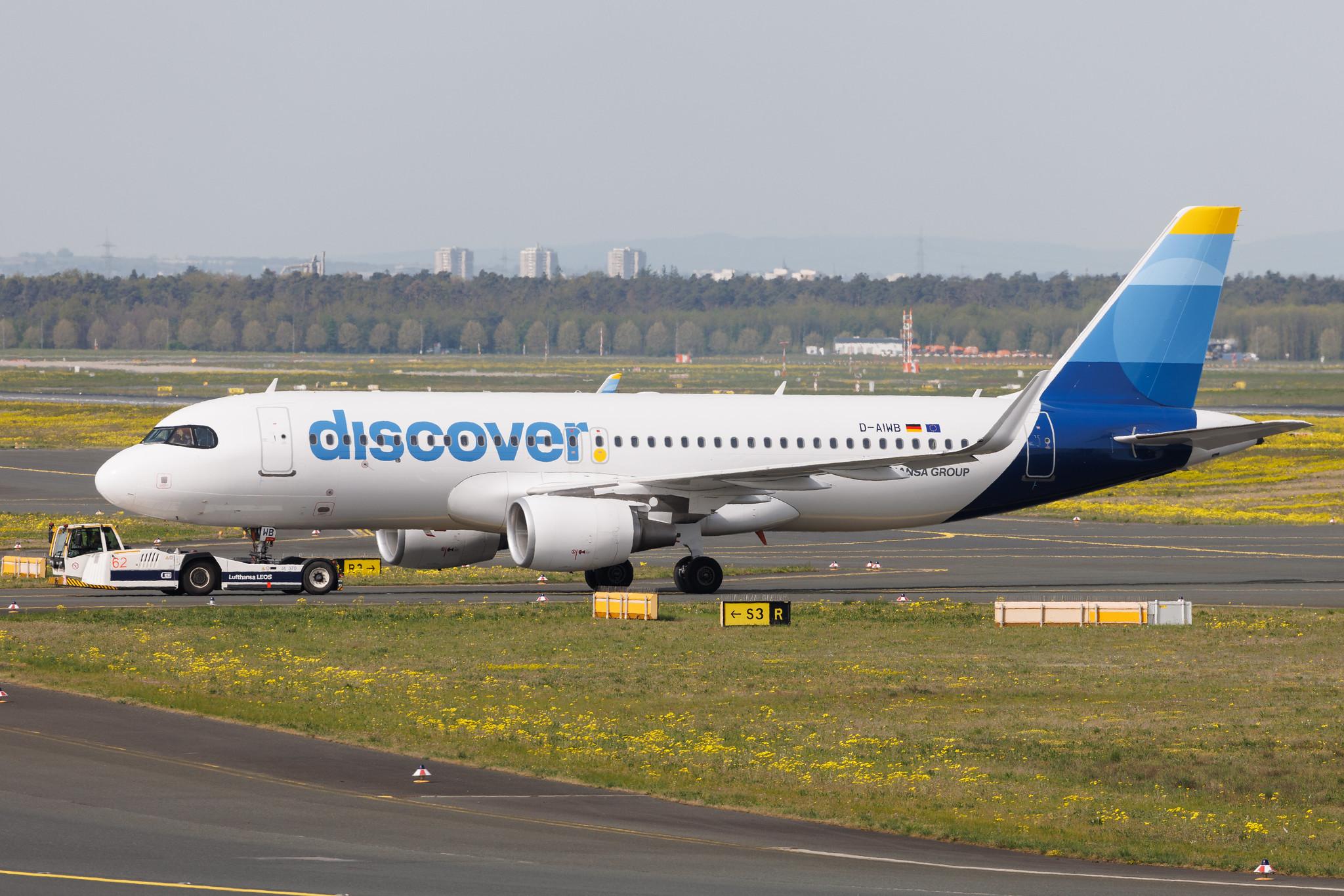 Frankfurt Airport: Discover Airlines (4Y / OCN) | Airbus A320-214 A320 | D-AIWB | MSN 7699