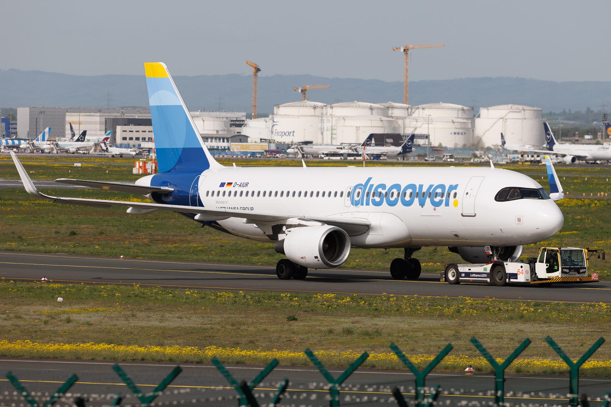 Frankfurt Airport: Discover Airlines (4Y / OCN) | Airbus A320-214 A320 | D-AIUR | MSN 6985