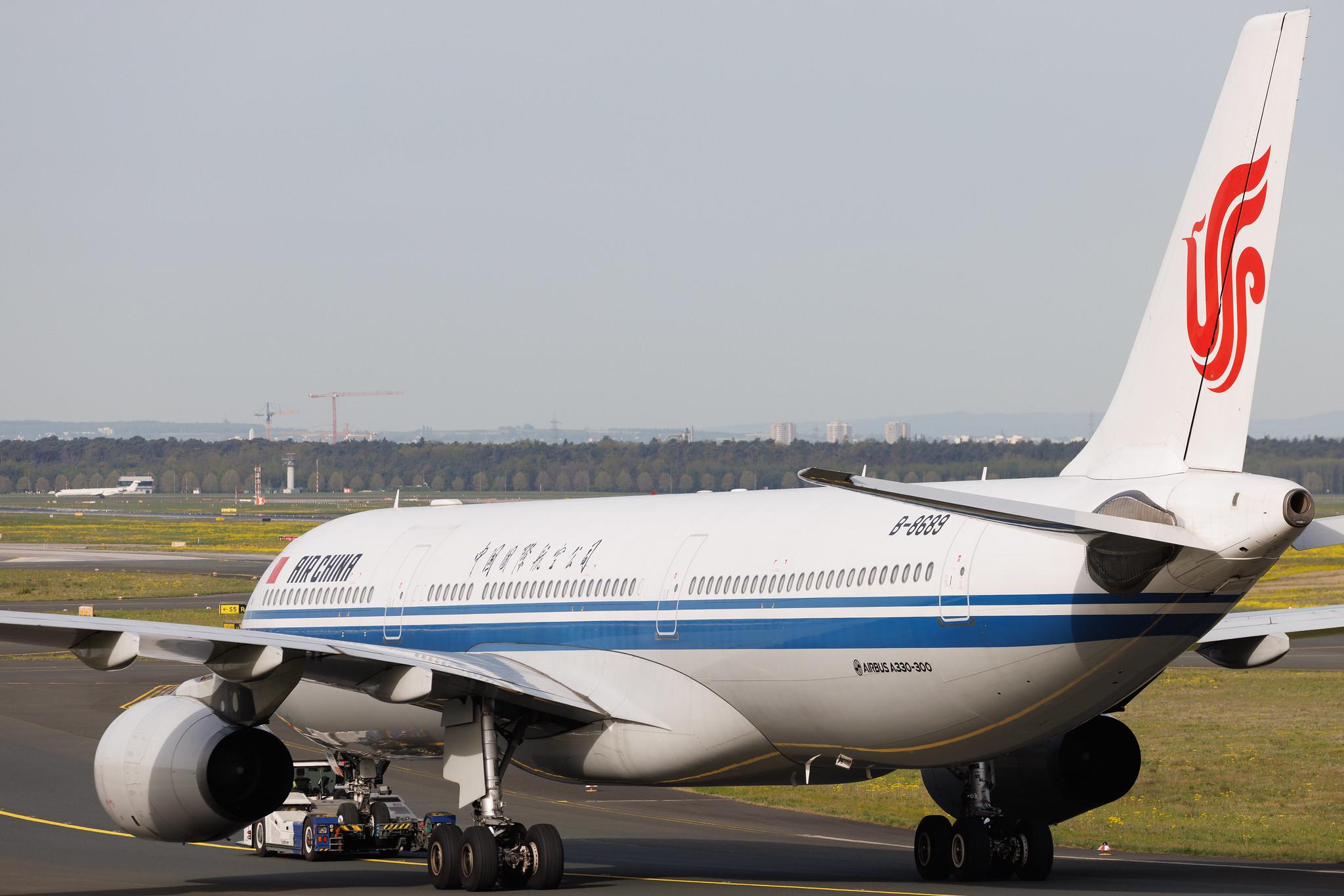 Frankfurt Airport: Air China (CA / CCA) | Airbus A330-343 A333 | B-8689 | MSN 1786