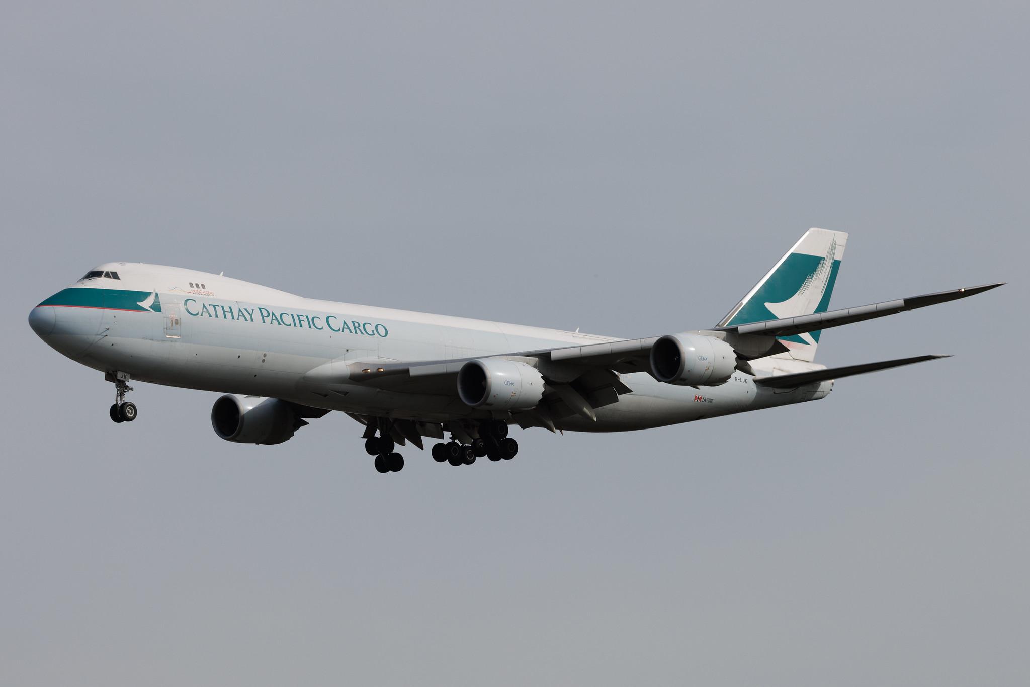 Frankfurt Airport: Cathay Pacific Cargo (CX / CPA) | Operator: Cathay Pacific | Boeing 747-867F B748 | B-LJK | MSN 43394